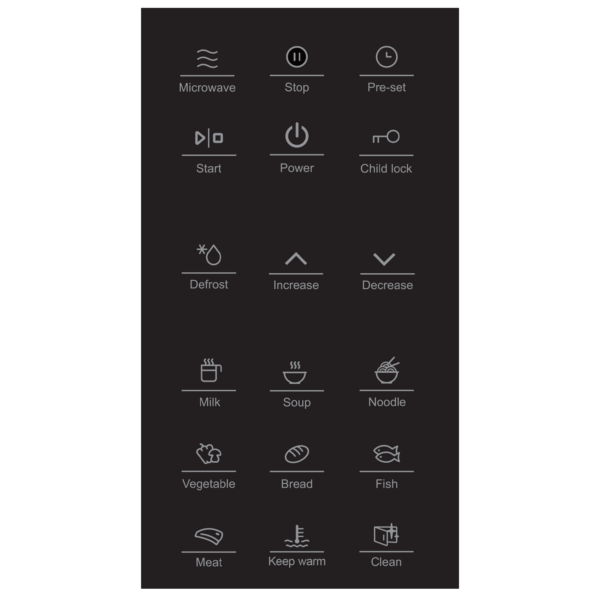 Fulgor 60cm Built-In Microwave FM625