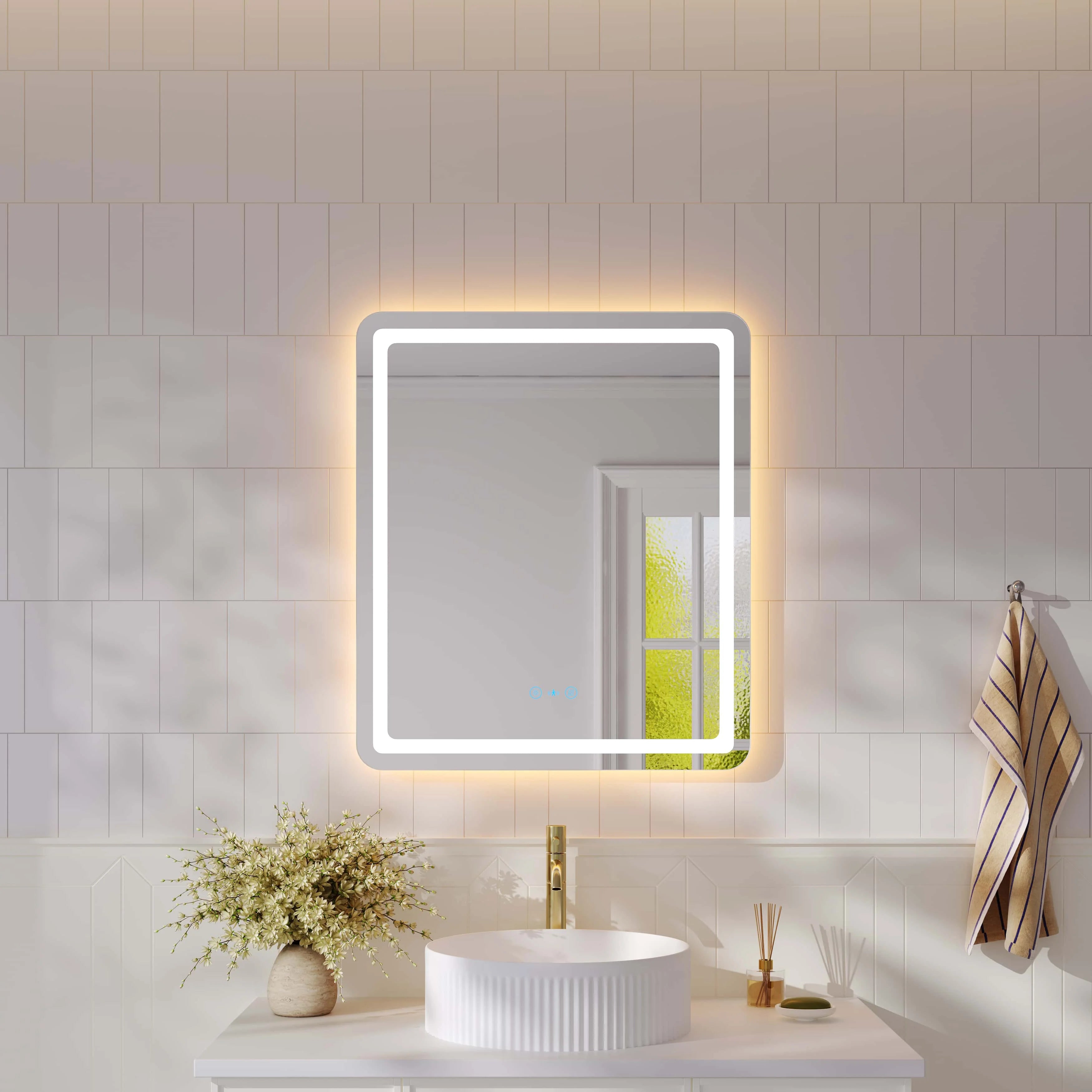 Mercio Freya LED Rectangle Mirror