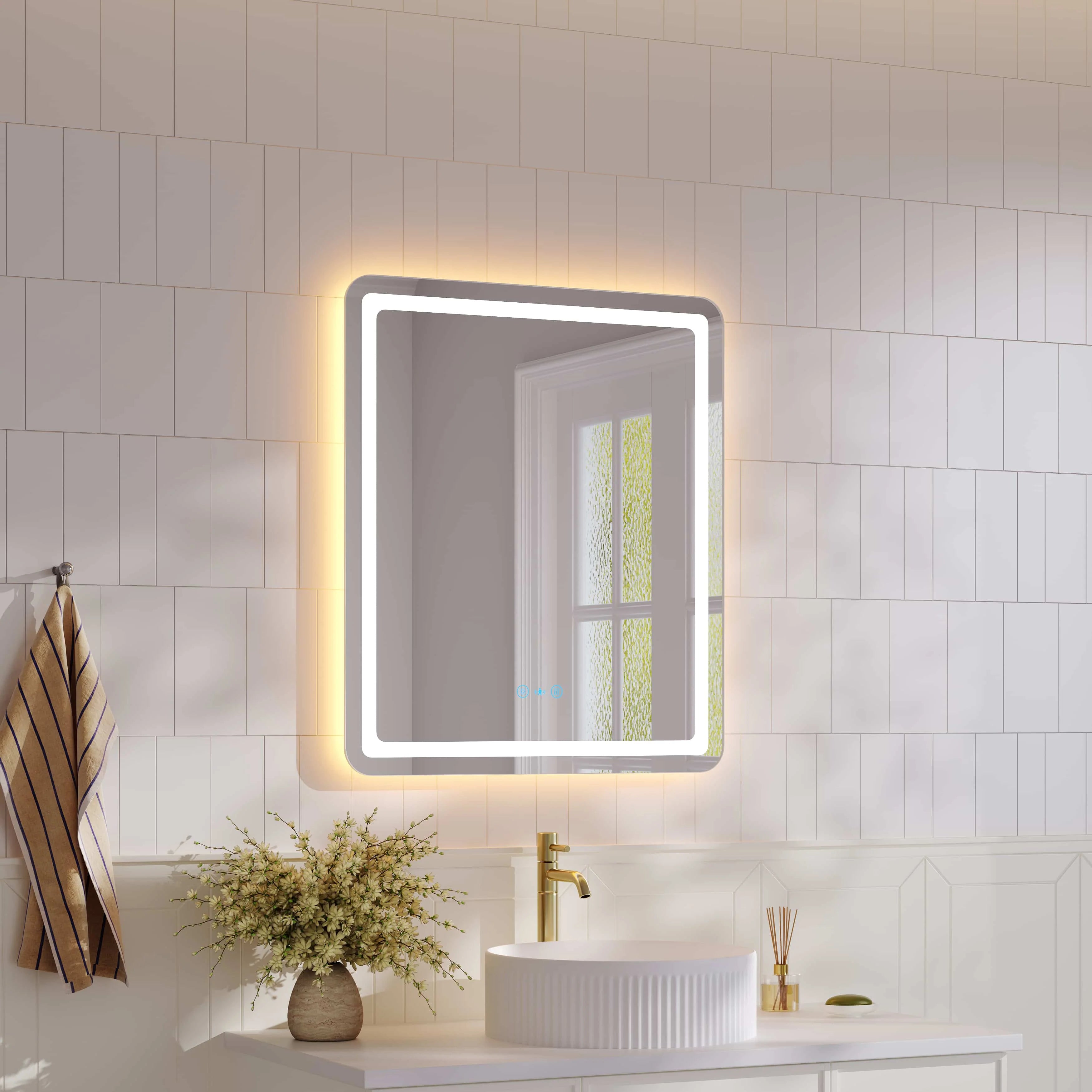 Mercio Freya LED Rectangle Mirror