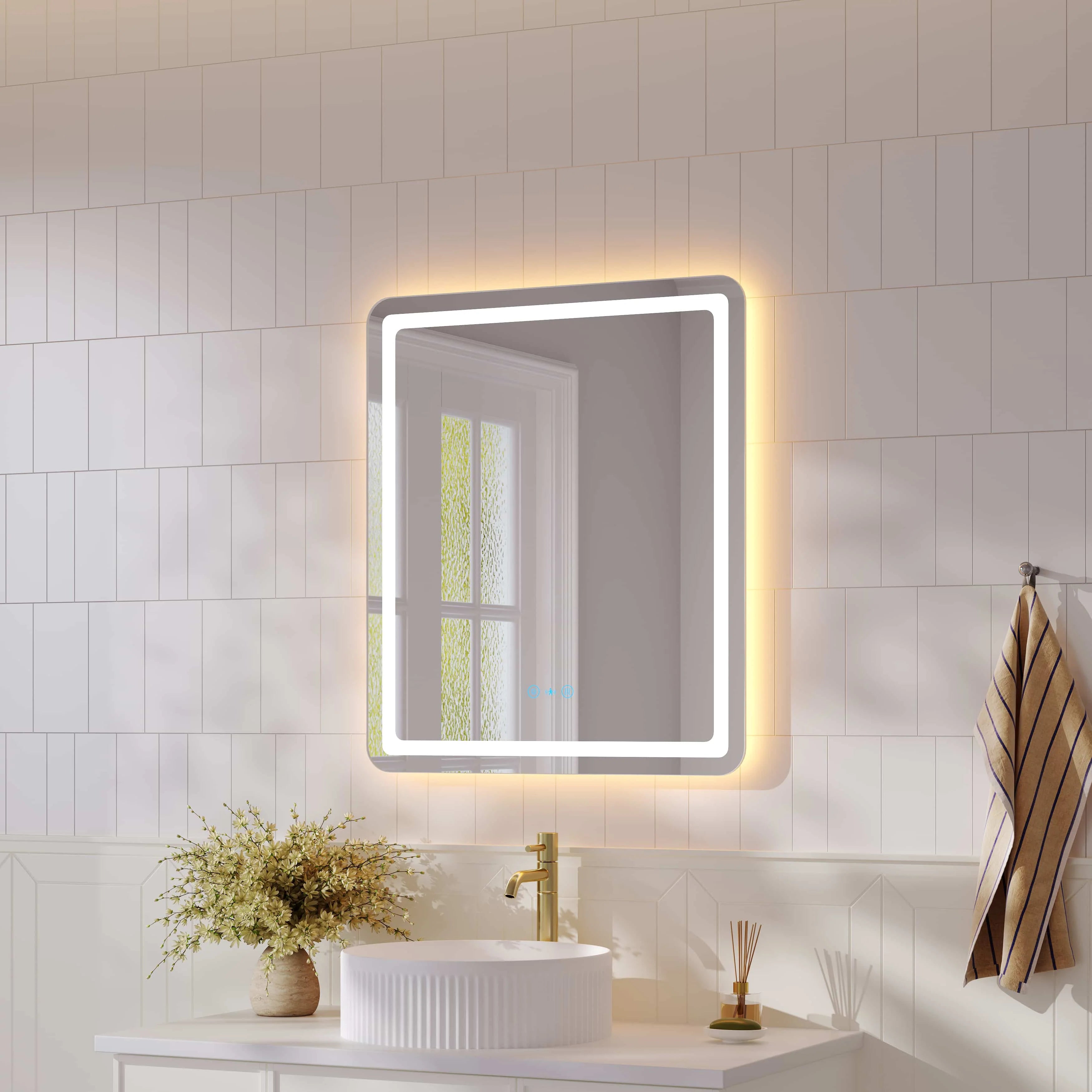 Mercio Freya LED Rectangle Mirror