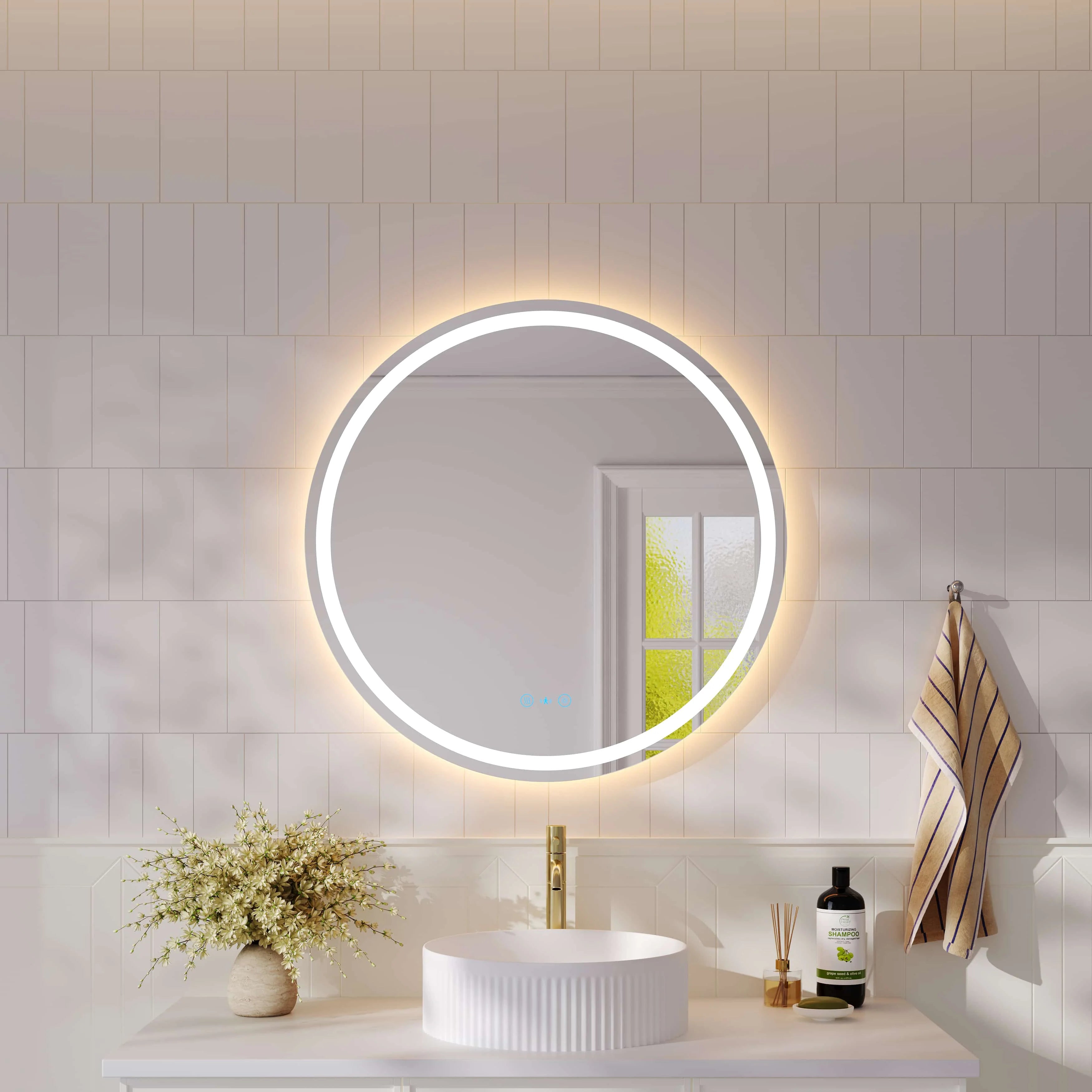Mercio Freya LED Round Mirror