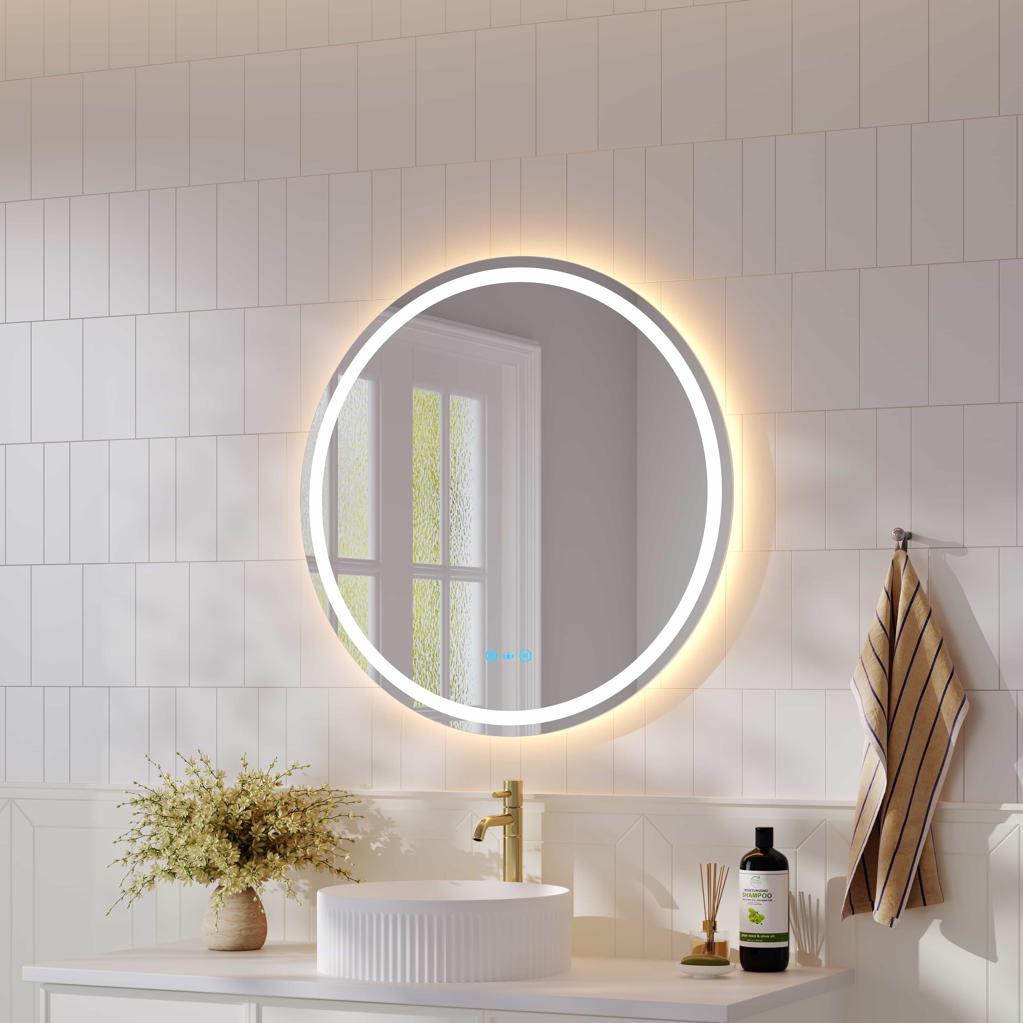 Mercio Freya LED Round Mirror