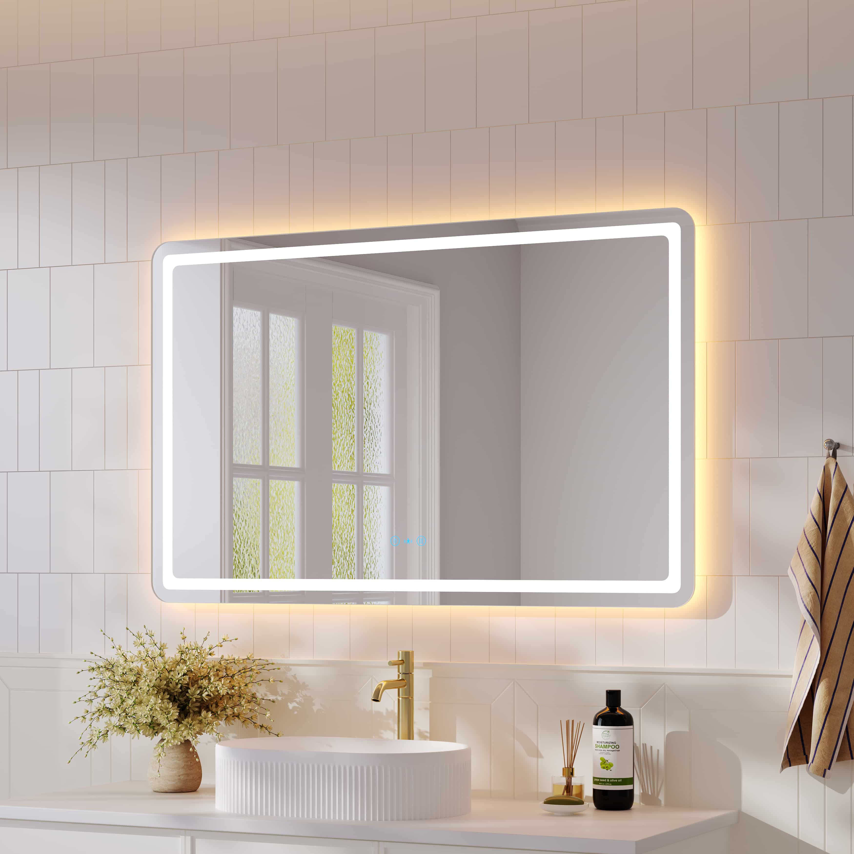 Mercio Freya LED Rectangle Mirror