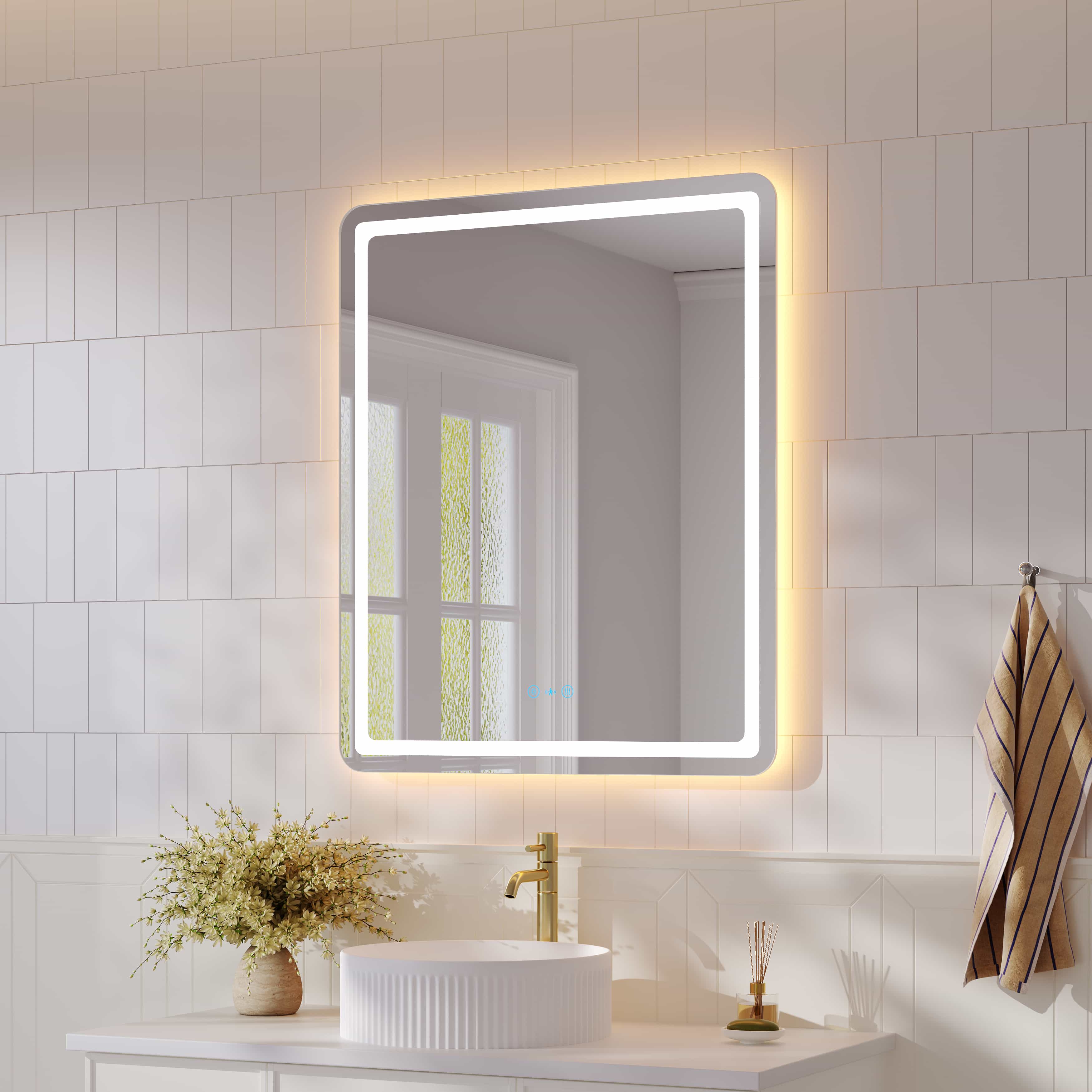 Mercio Freya LED Rectangle Mirror