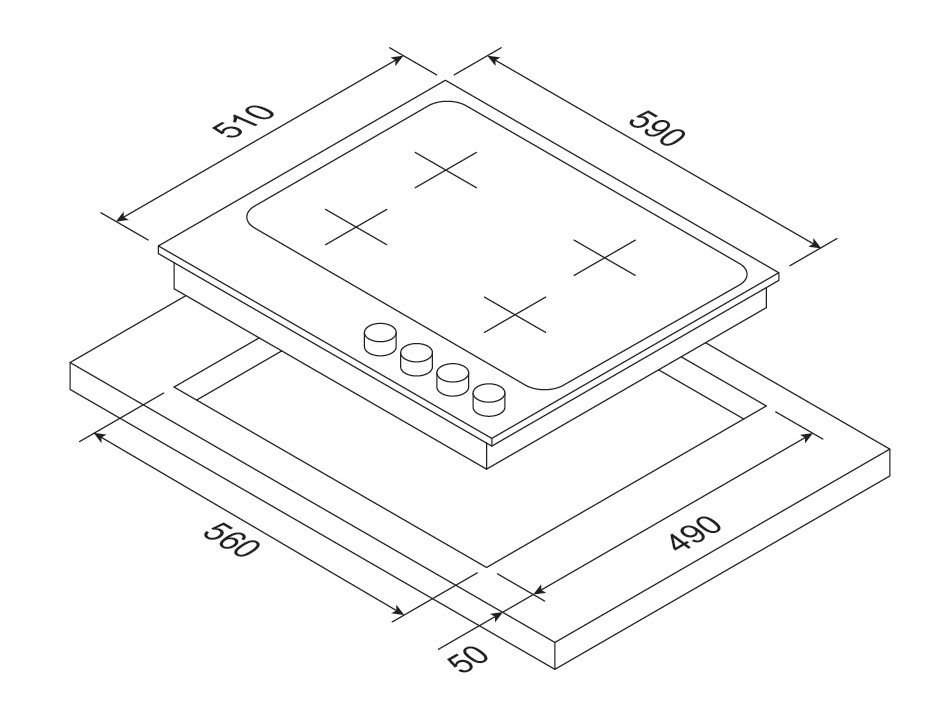 Kleenmaid 60cm Gas Cooktop GCT6012