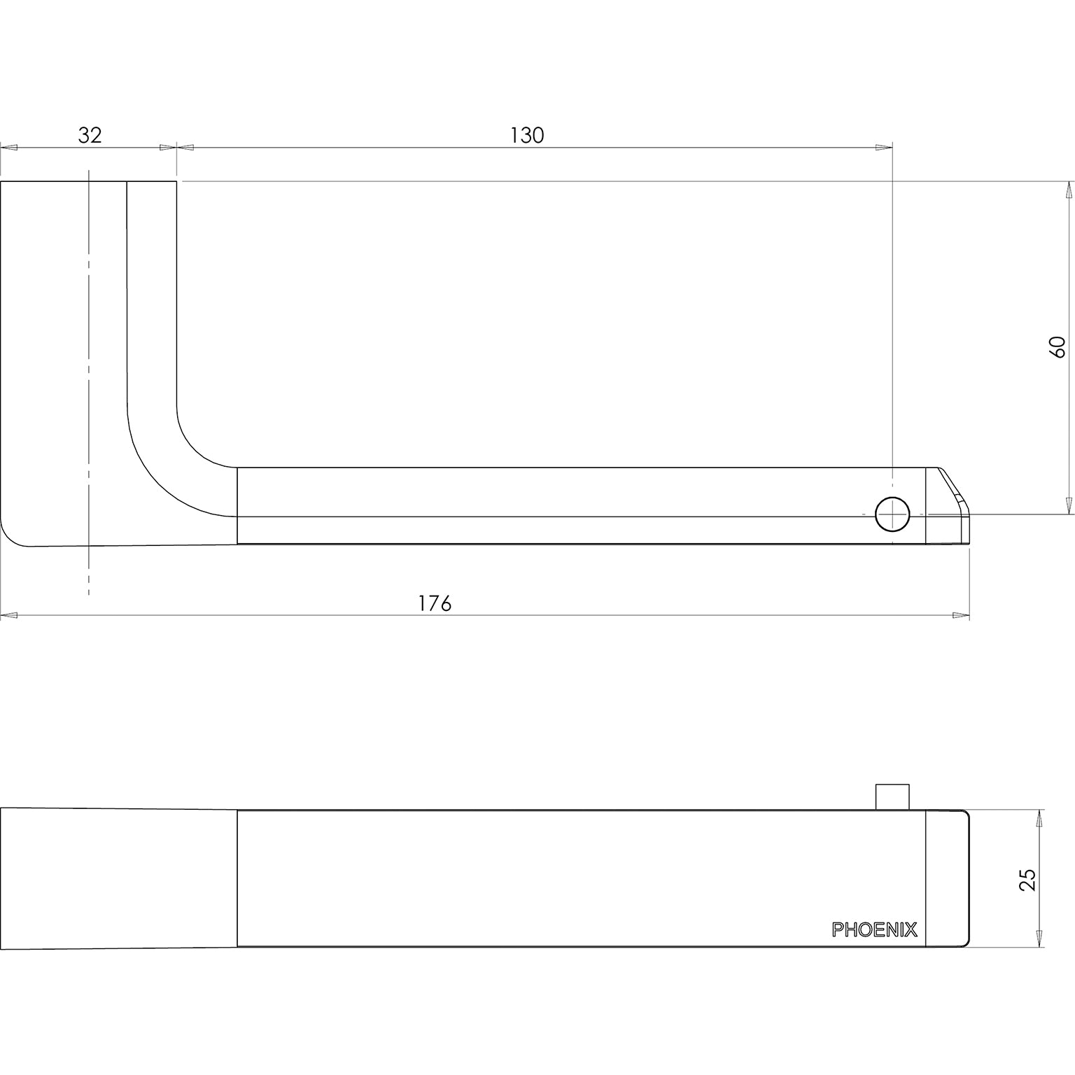 Phoenix Gloss Toilet Roll Holder GS892