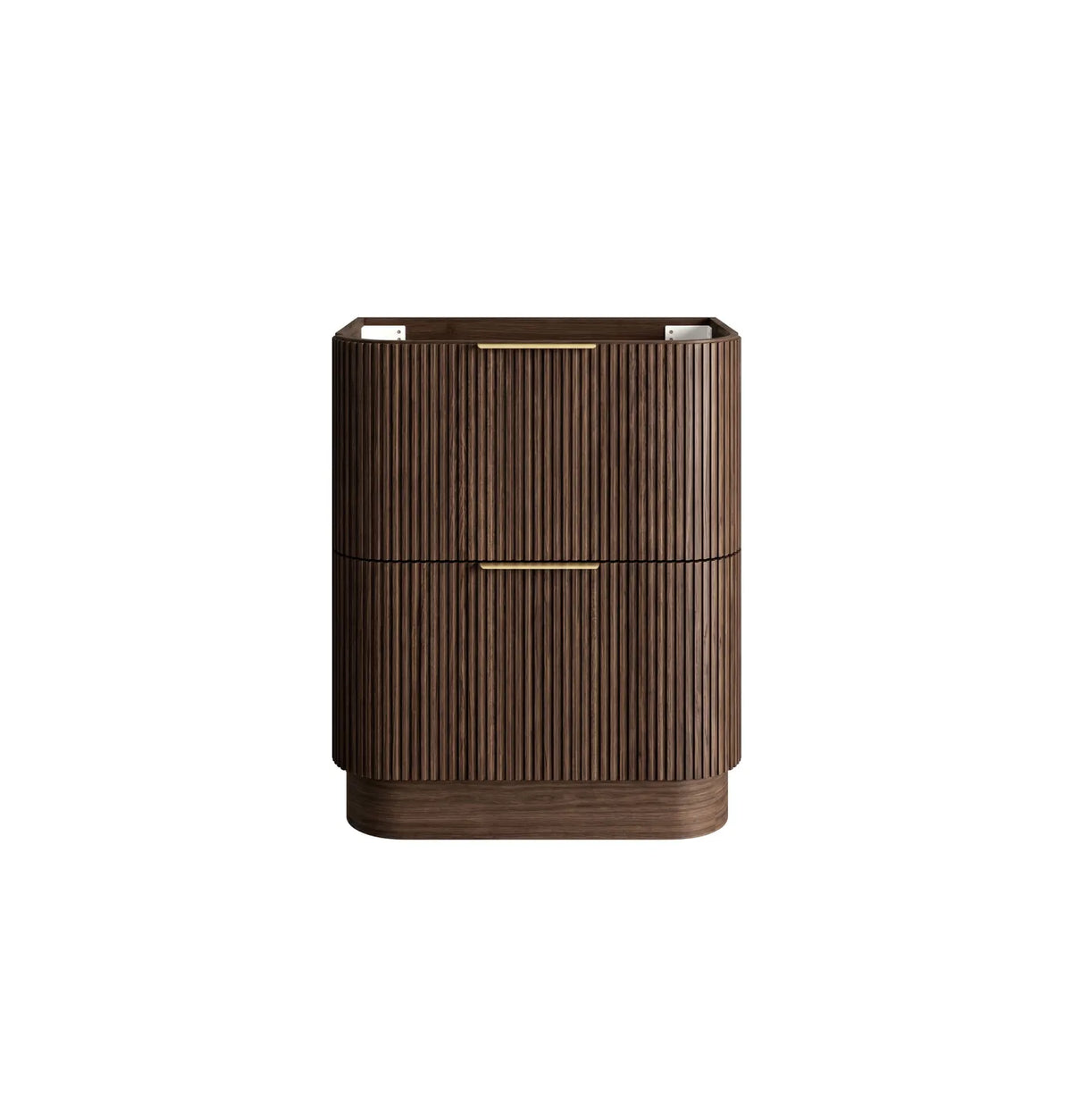 Otti 750mm Havana Fluted Floorstanding Curve Vanity