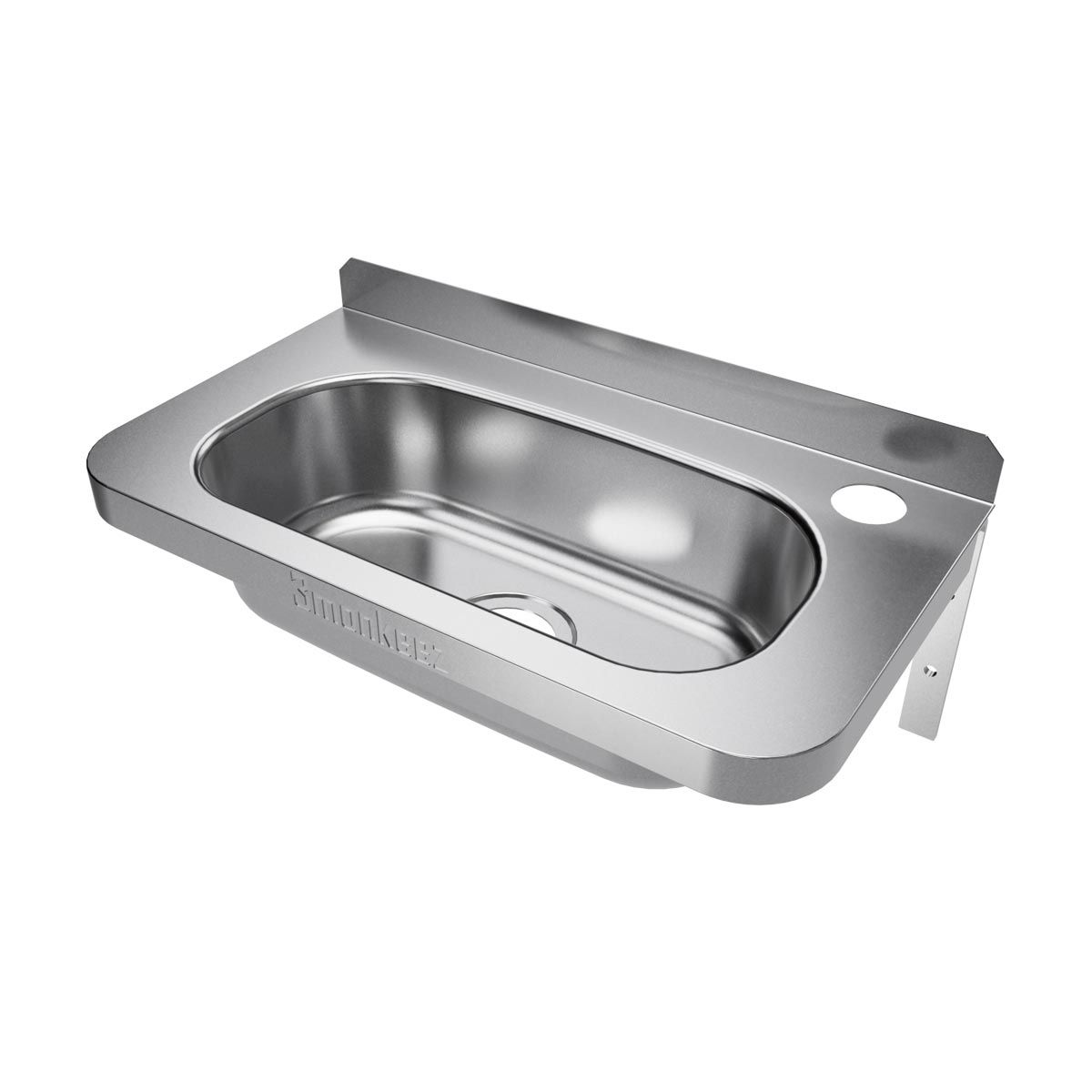 3monkeez Compact Stainless Steel Hand Basin HBC