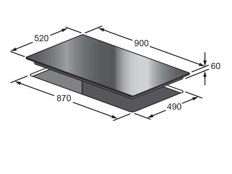 Kleenmaid 90cm Induction Cooktop ICT9030