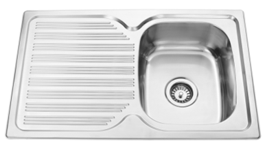 BUK Single Bowl Sink with Drainer JK78.1