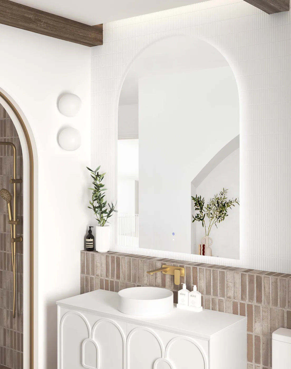 Otti LED Archie Mirror 1000mm Frameless Mirror - LED-AR1510