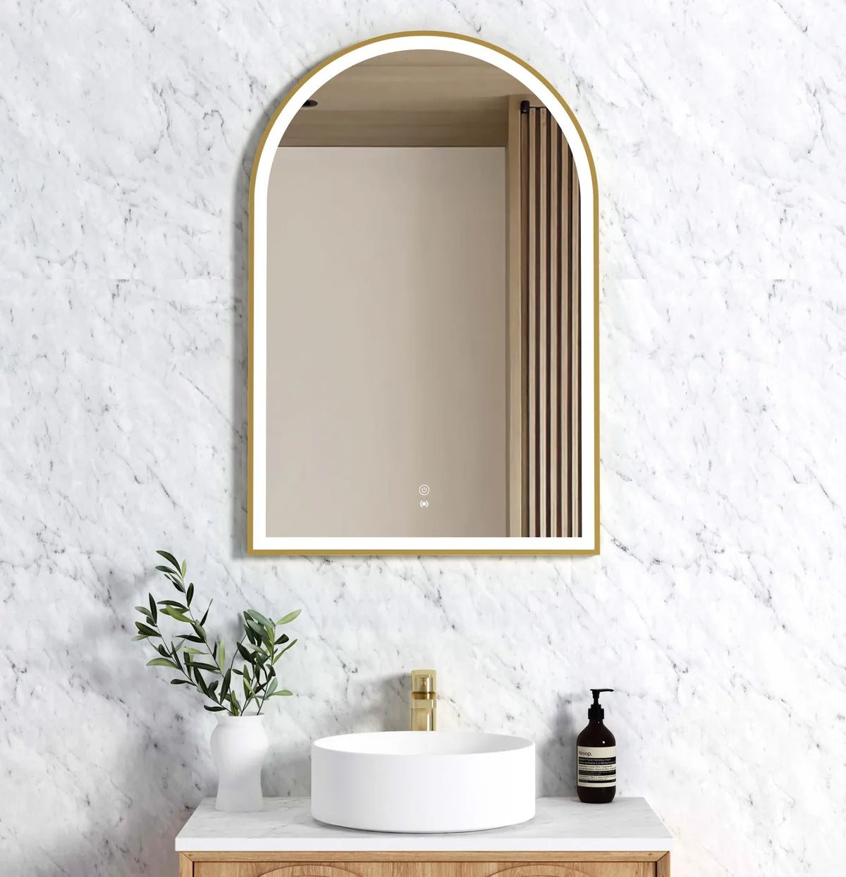 Otti 600mm Archie Framed LED Mirror LED-AR9060