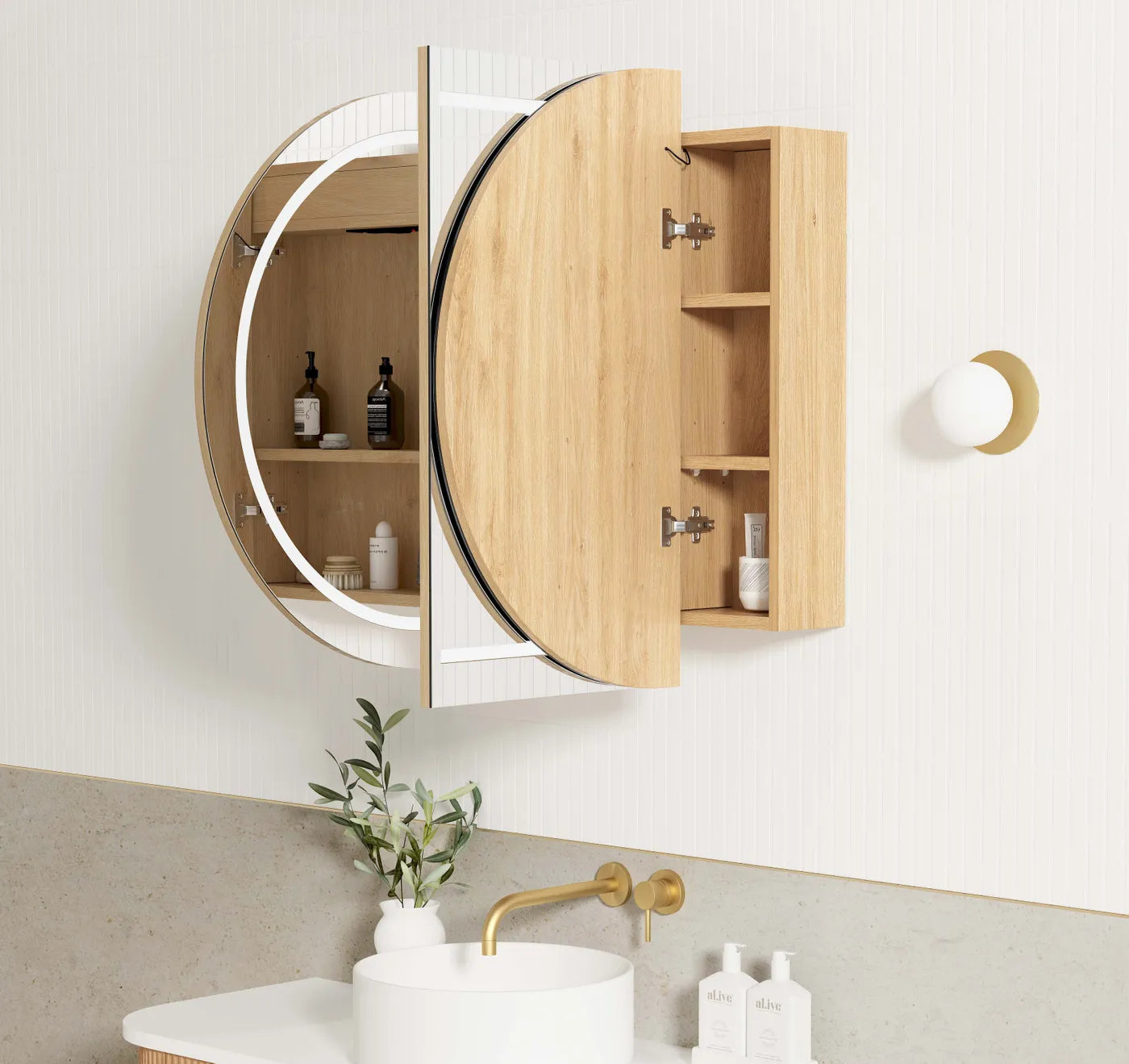 Otti LED Bondi Shaving Cabinet - Premium Edition LED-BOSV1275