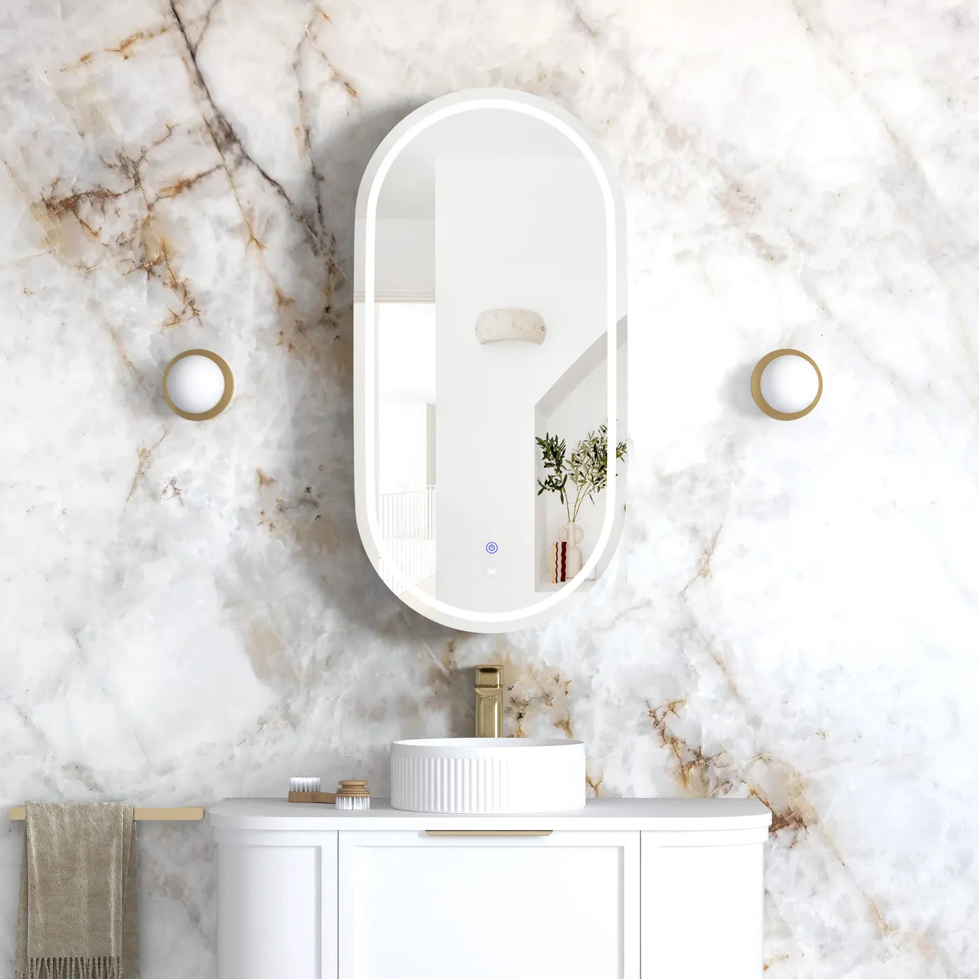 Otti LED Noosa Shaving Cabinet - Premium Edition LED-SOV9045-VP