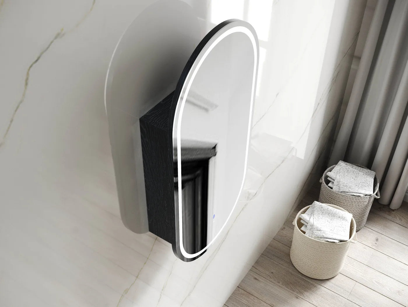 Otti LED Noosa Shaving Cabinet - Premium Edition LED-SOV9045-VP