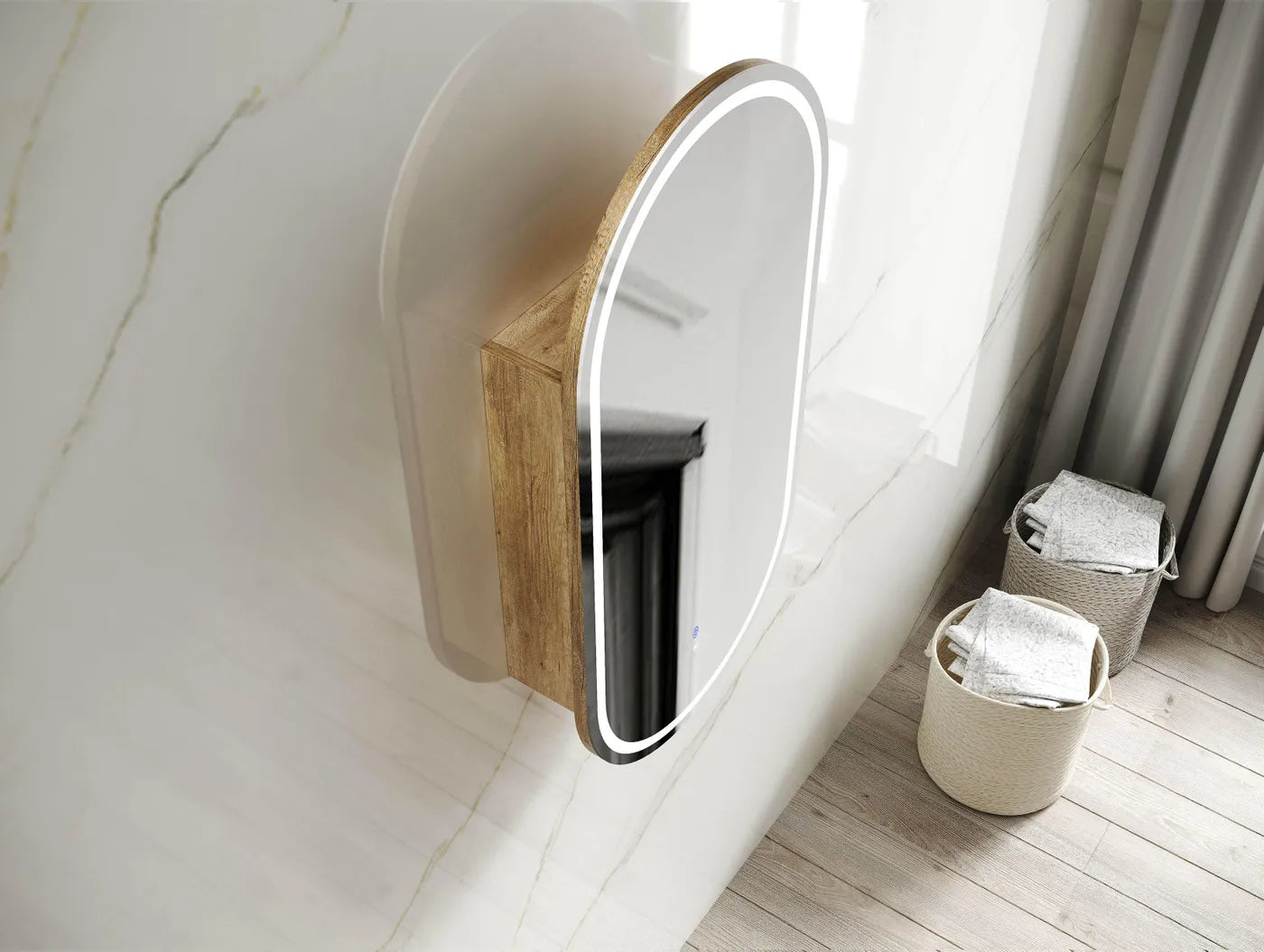 Otti LED Noosa Shaving Cabinet - Premium Edition LED-SOV9045-VP