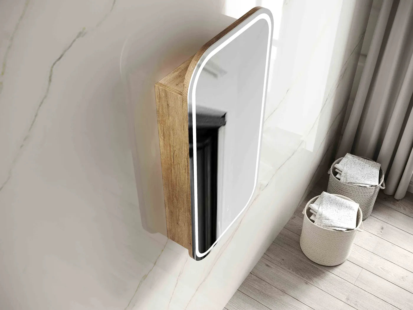 Otti LED Newport Shaving Cabinet - Premium Edition LED-SSQ9045-VP