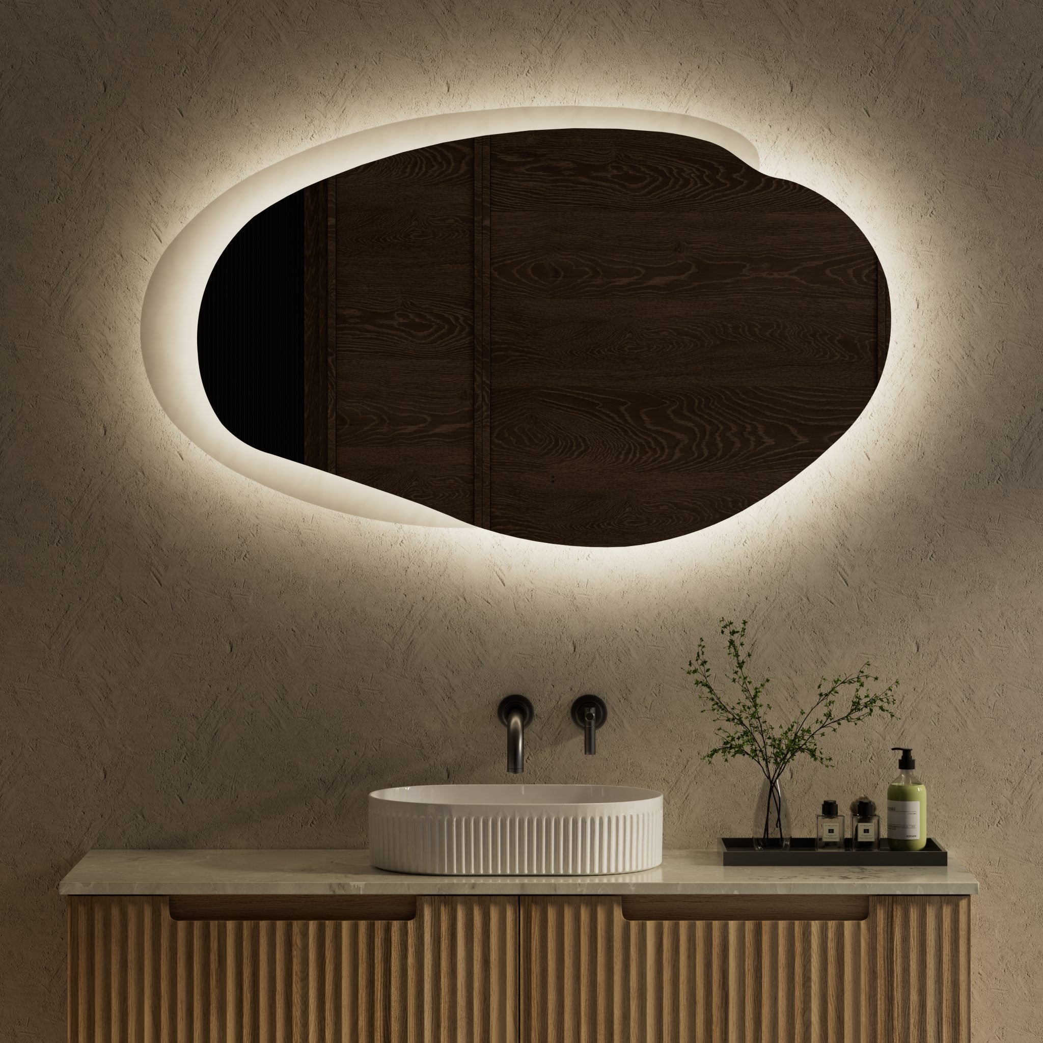 Aulic Evanston 1100/1300mm LED Mirror
