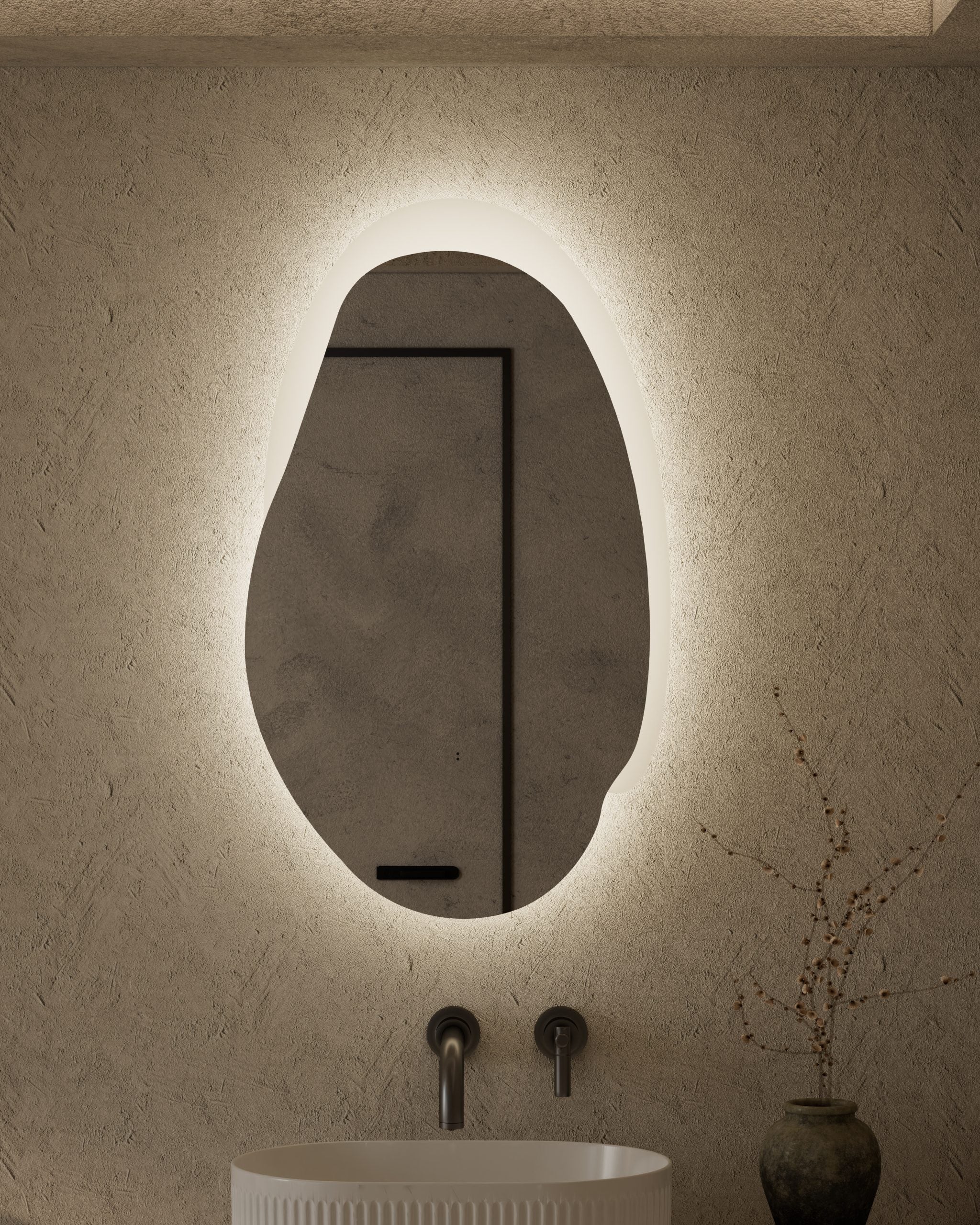 Aulic Evanston 530mm LED Mirror