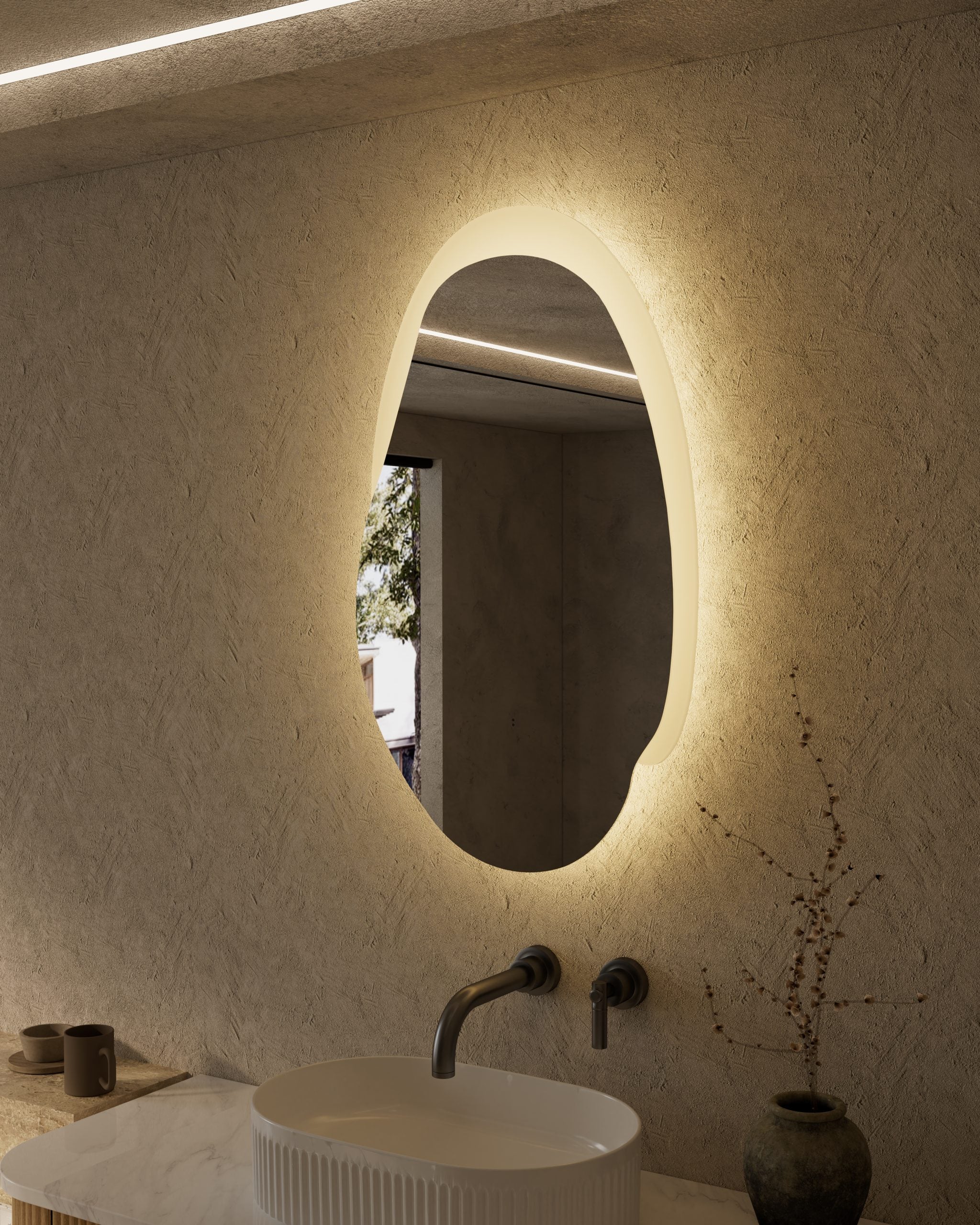 Aulic Evanston 530mm LED Mirror