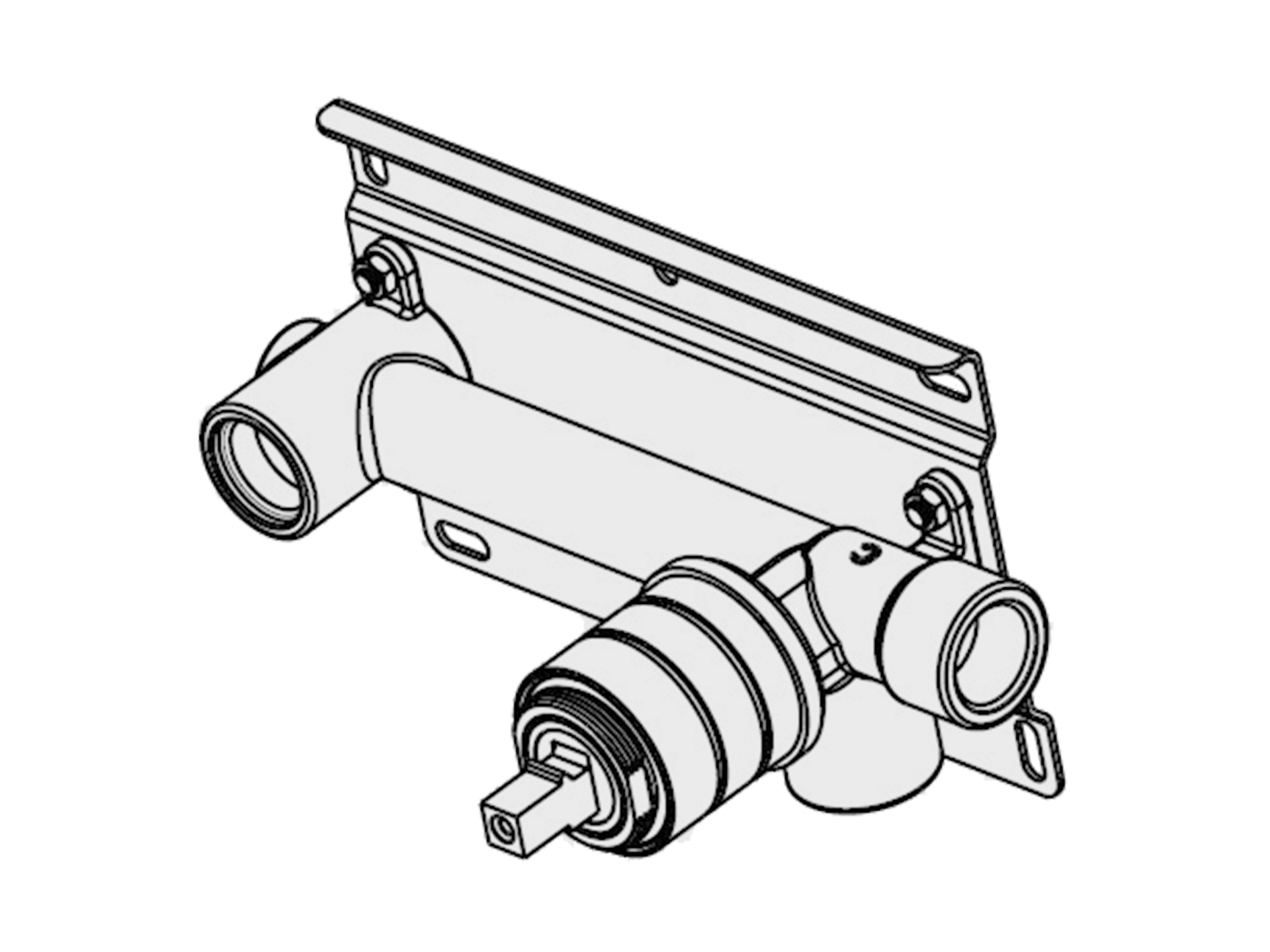 Lushh Maple Wall Basin/Bath Mixer LS-MP-305