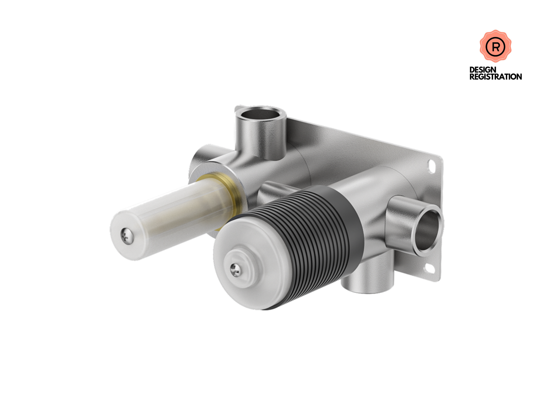 Lushh Premium Universal 35mm Horizontal Wall Diverter Mixer Body LS-306P