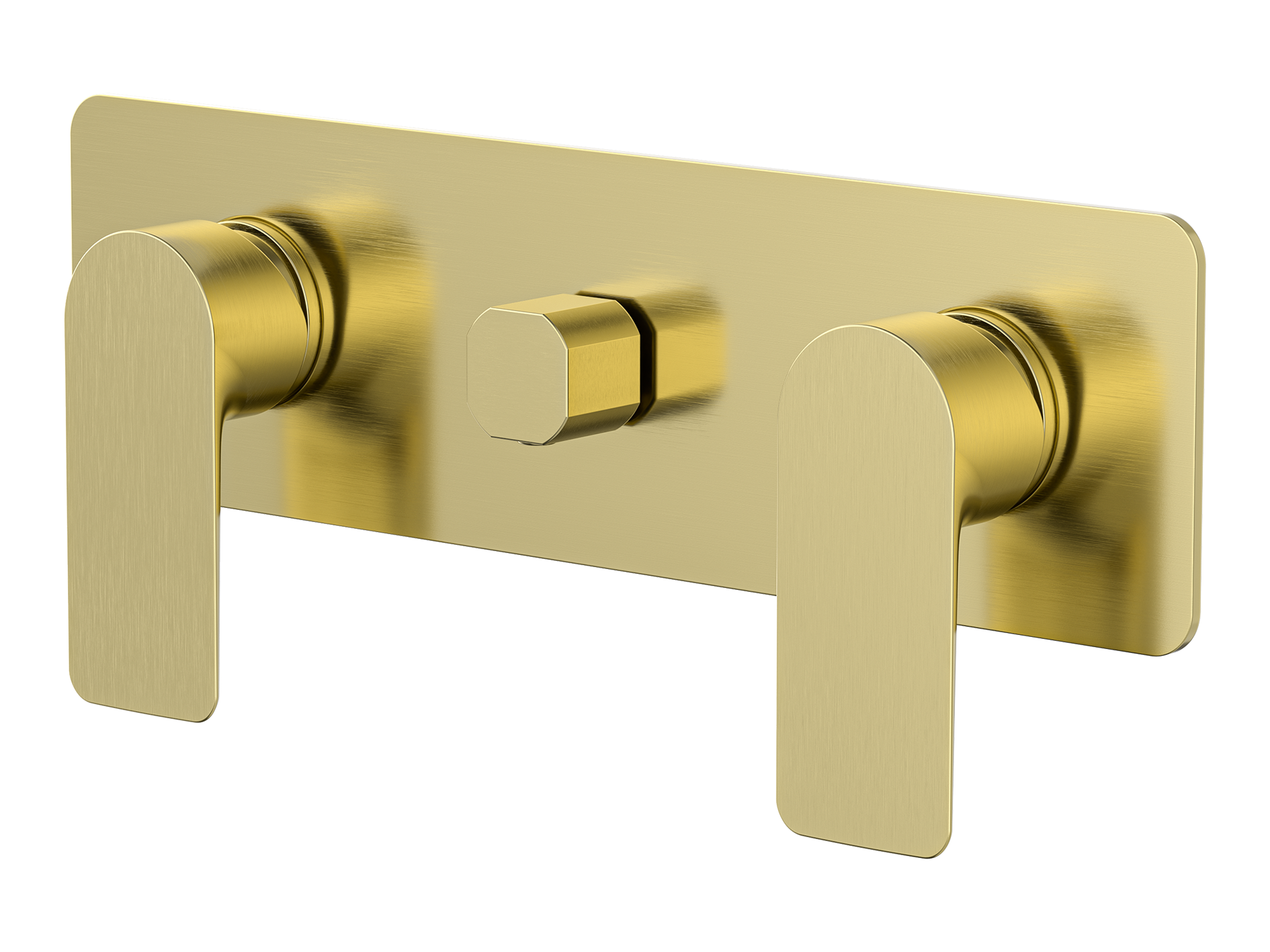 Ash Twin Shower / Bath Mixer with Centre Diverter LS-AH-308