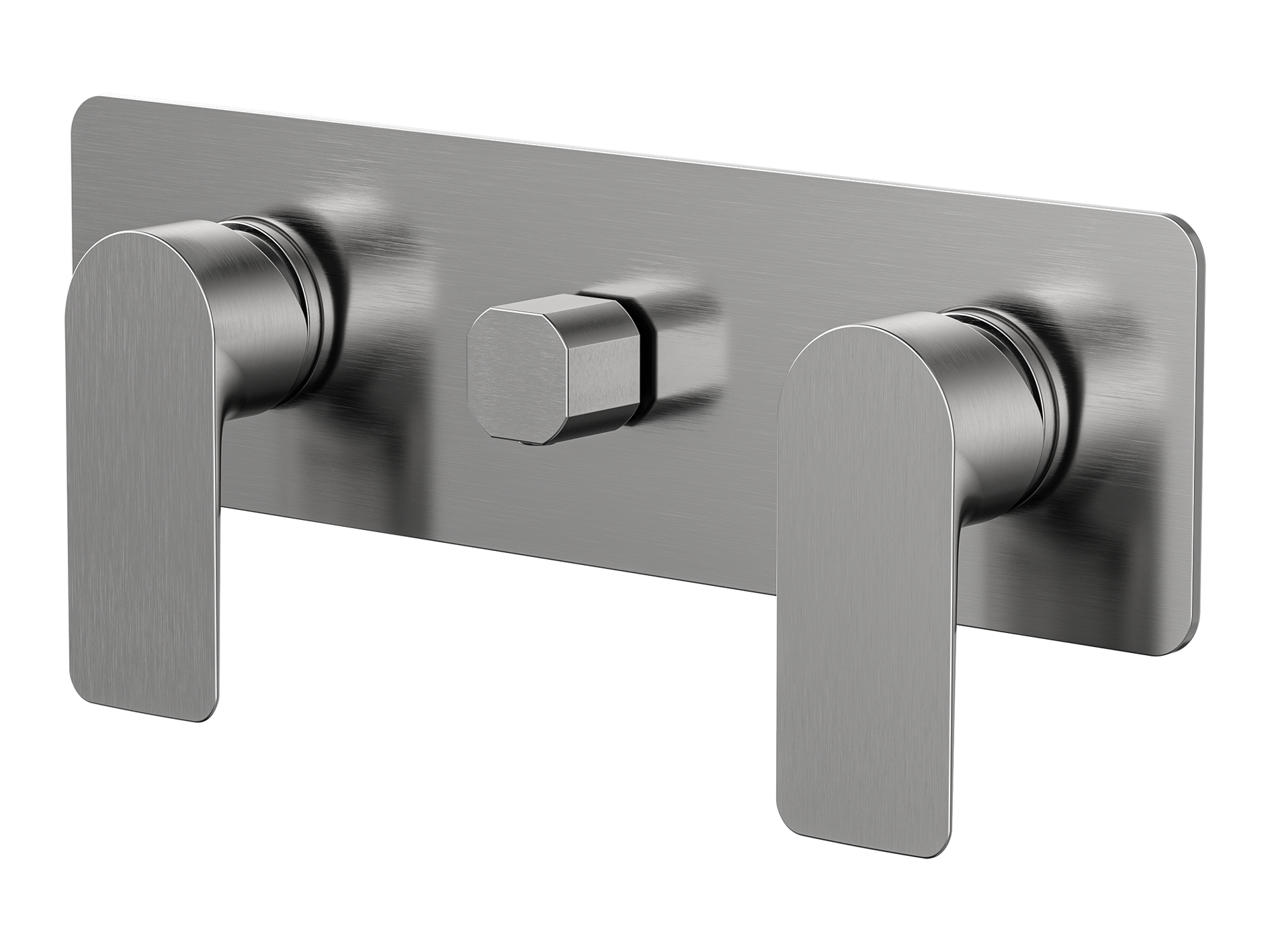Ash Twin Shower / Bath Mixer with Centre Diverter LS-AH-308