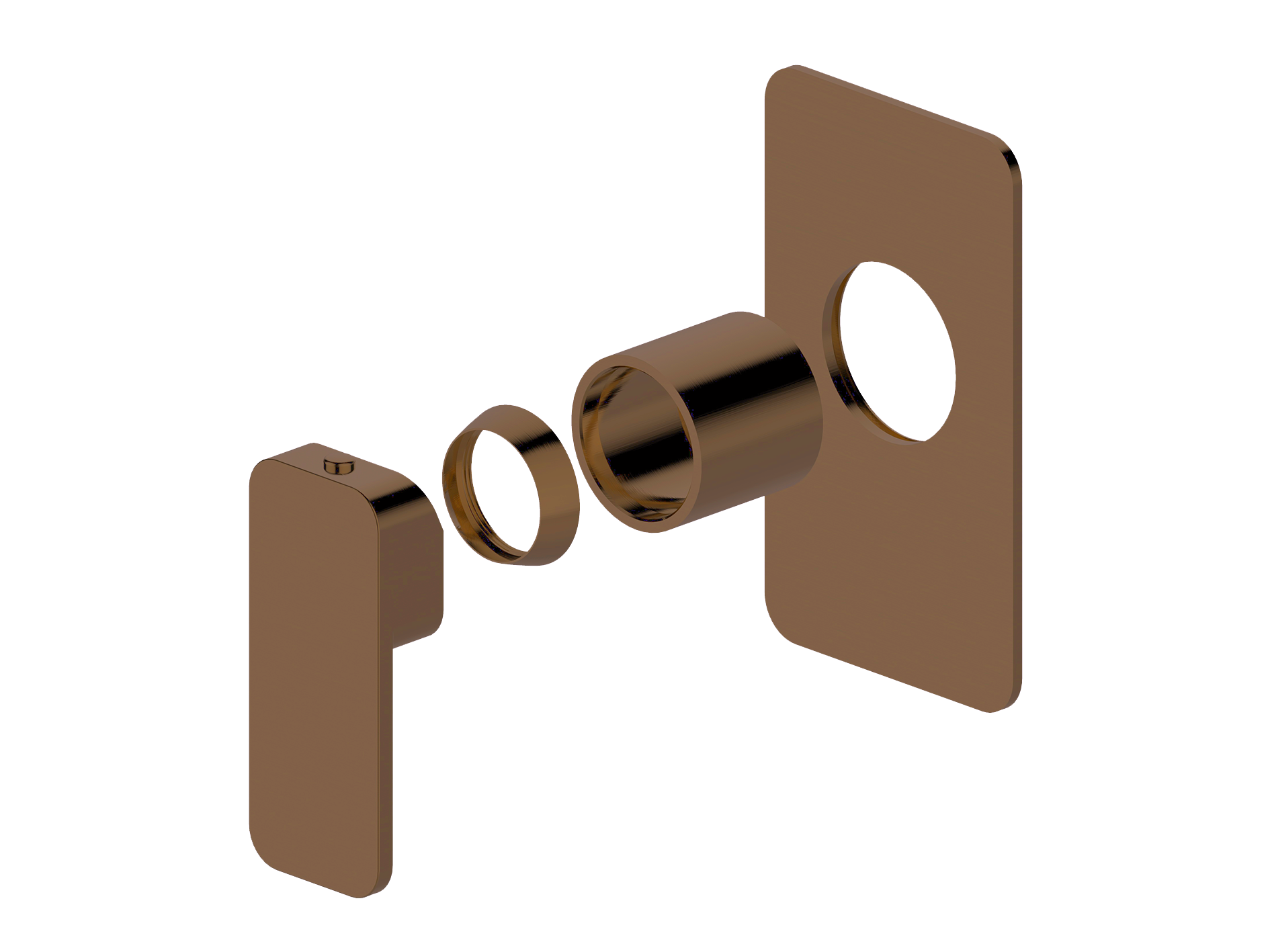 Lushh Aspen Wall Shower/Bath Mixer LS-AP-303