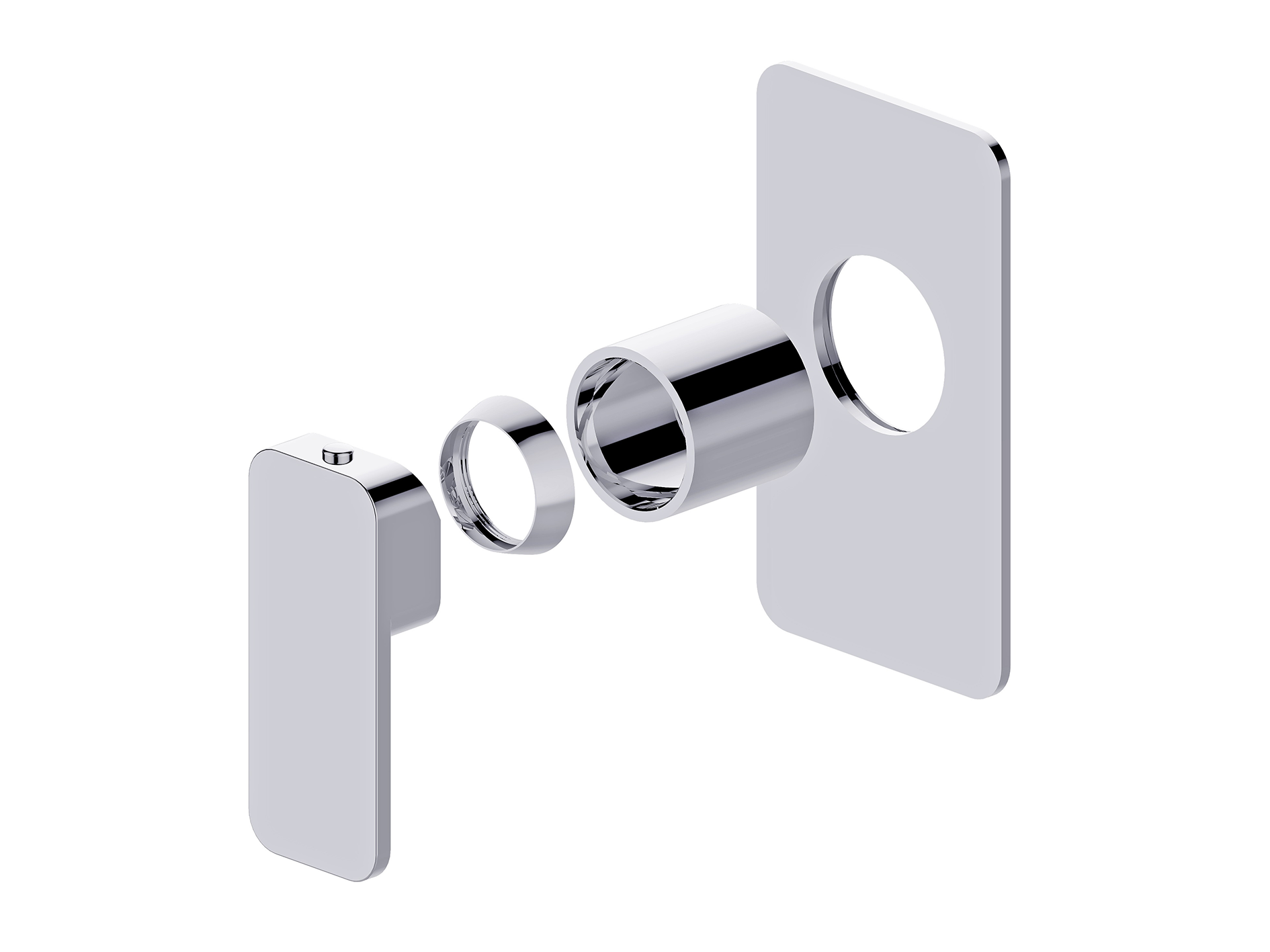 Lushh Aspen Wall Shower/Bath Mixer LS-AP-303