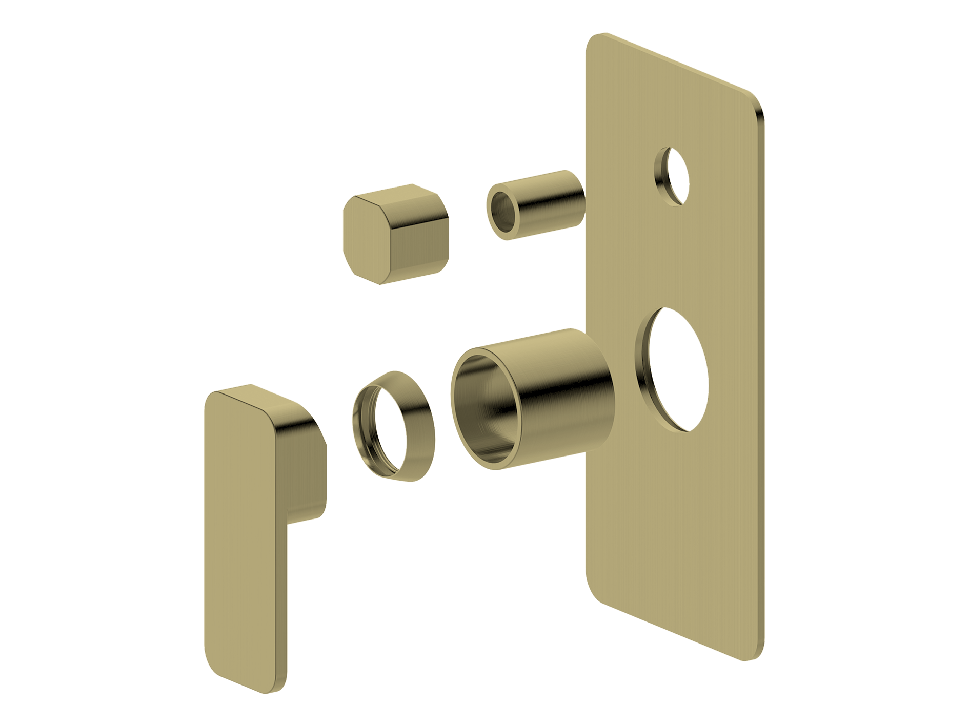 Lushh Aspen Wall Shower/Bath Diverter Mixer LS-AP-304