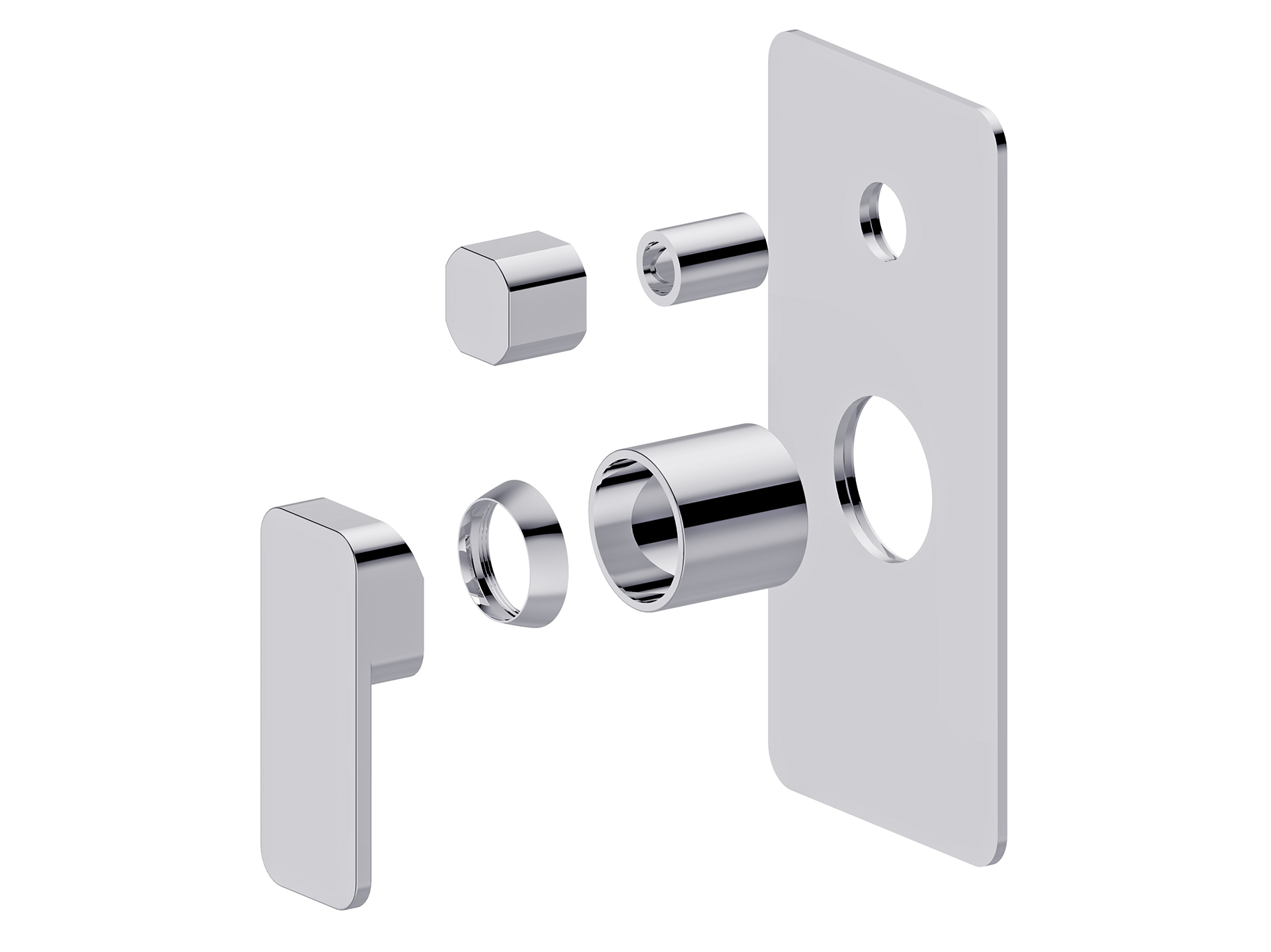 Lushh Aspen Wall Shower/Bath Diverter Mixer LS-AP-304