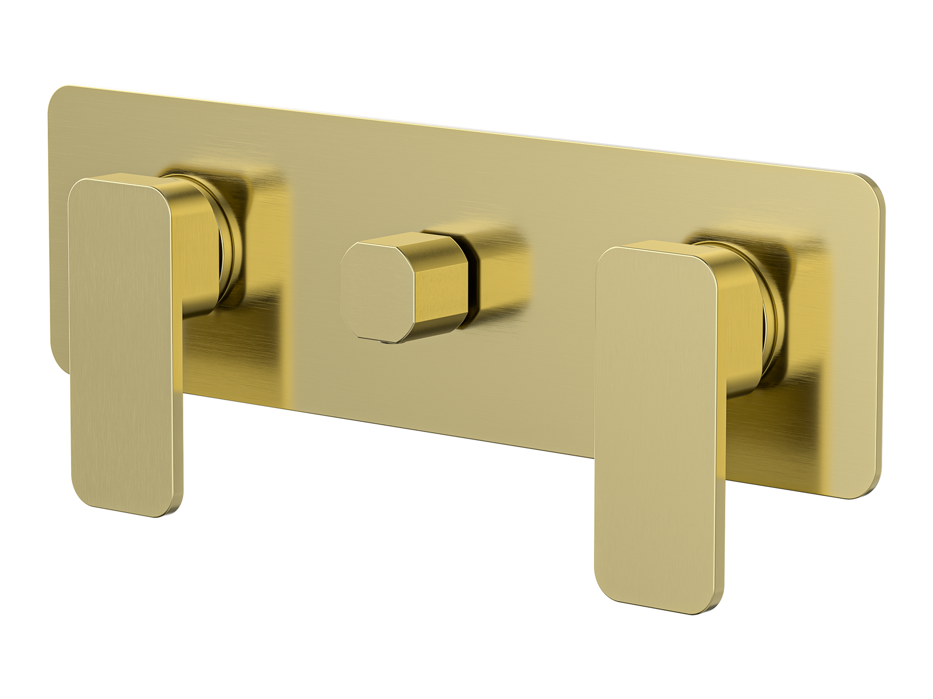 Aspen Twin Shower / Bath Mixer with Centre Diverter LS-AP-308