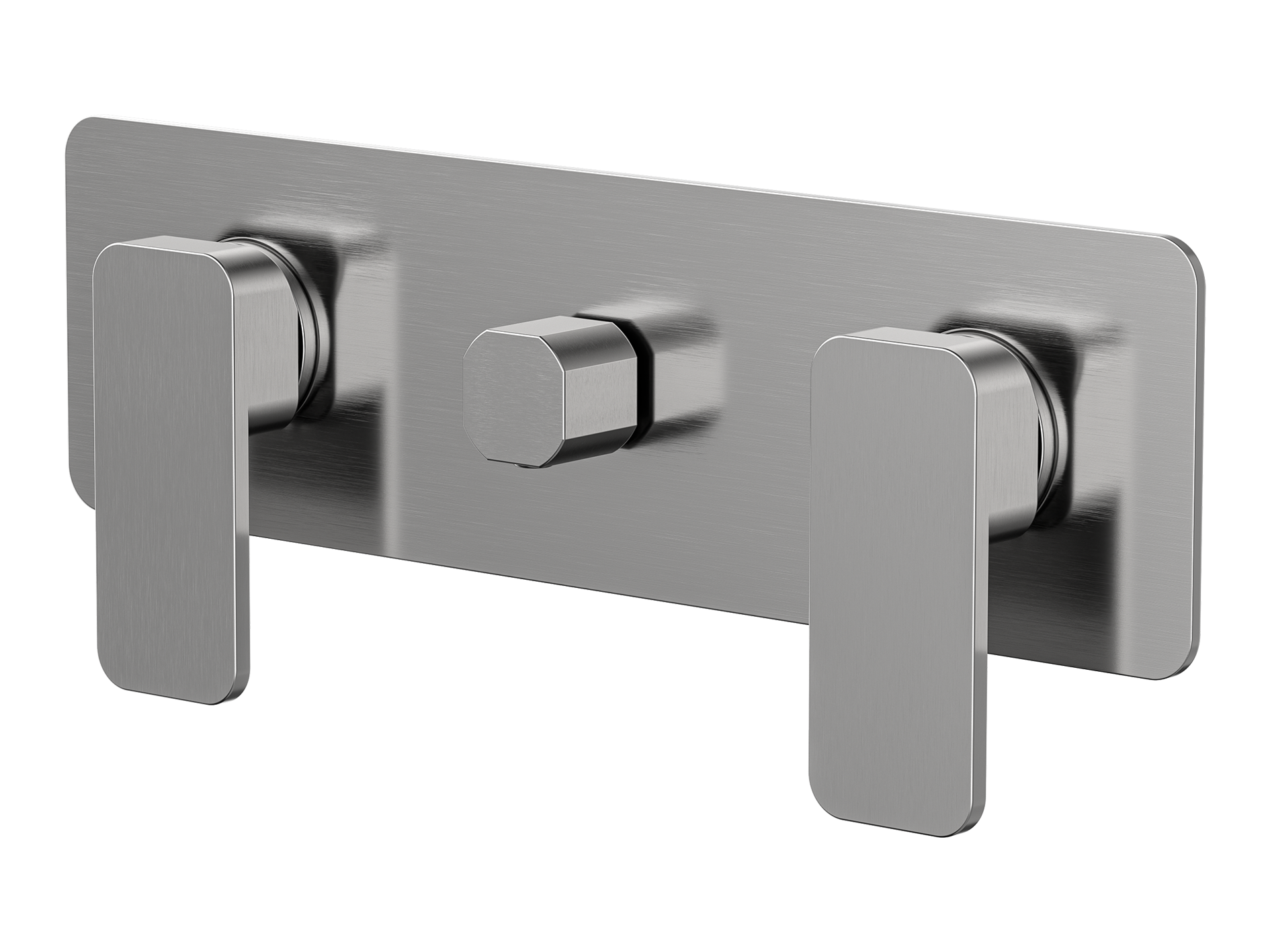 Aspen Twin Shower / Bath Mixer with Centre Diverter LS-AP-308
