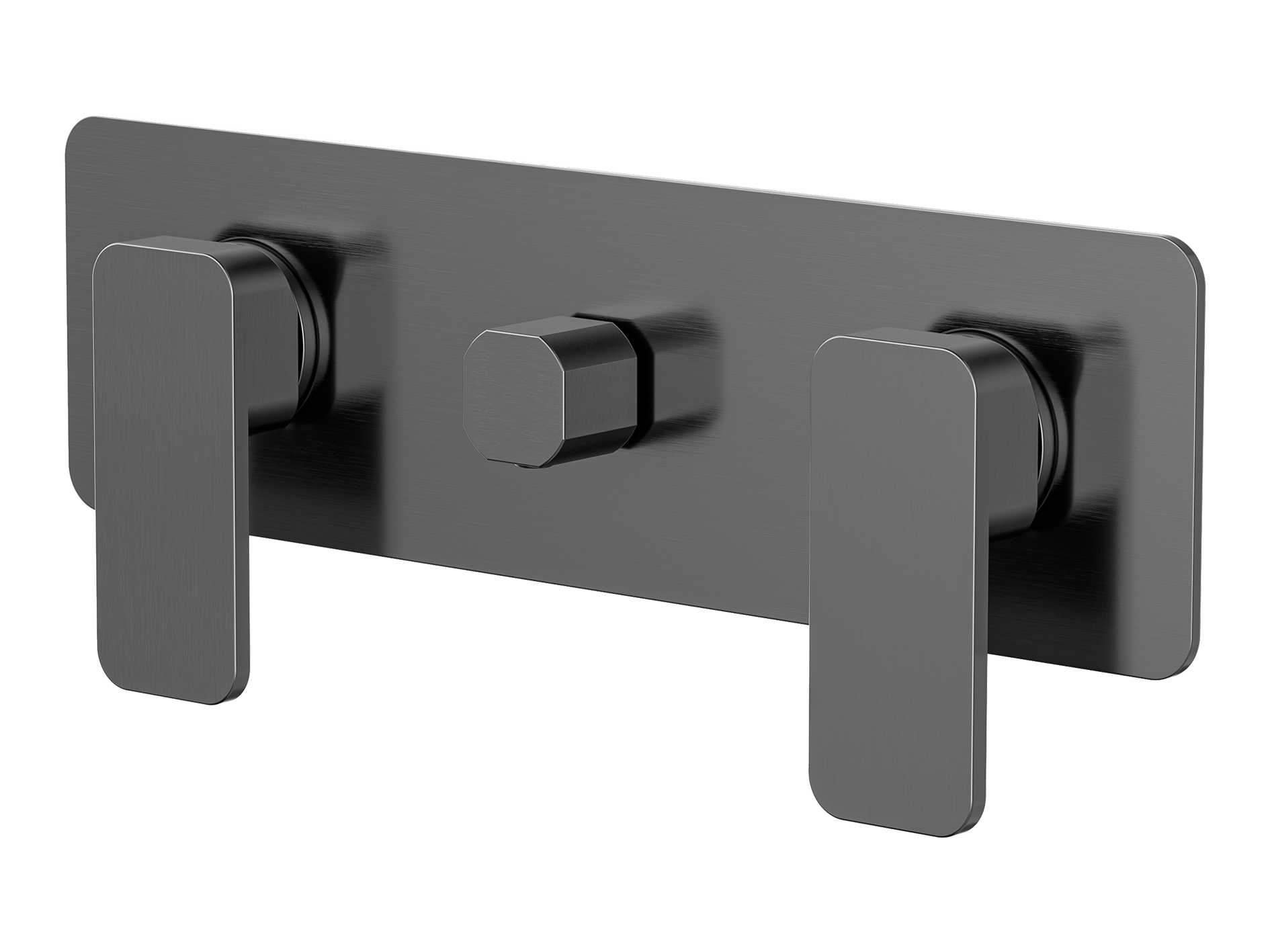 Aspen Twin Shower / Bath Mixer with Centre Diverter LS-AP-308