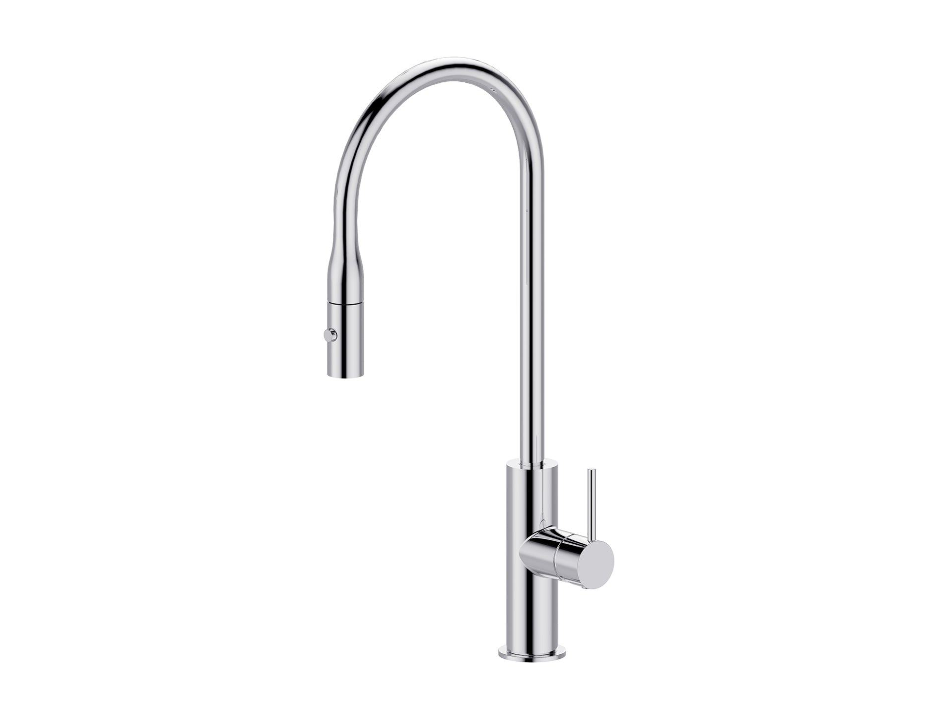 Lushh Bluebell Gooseneck Pullout Sink Mixer with Vegie Spray LS-BB-POSMV