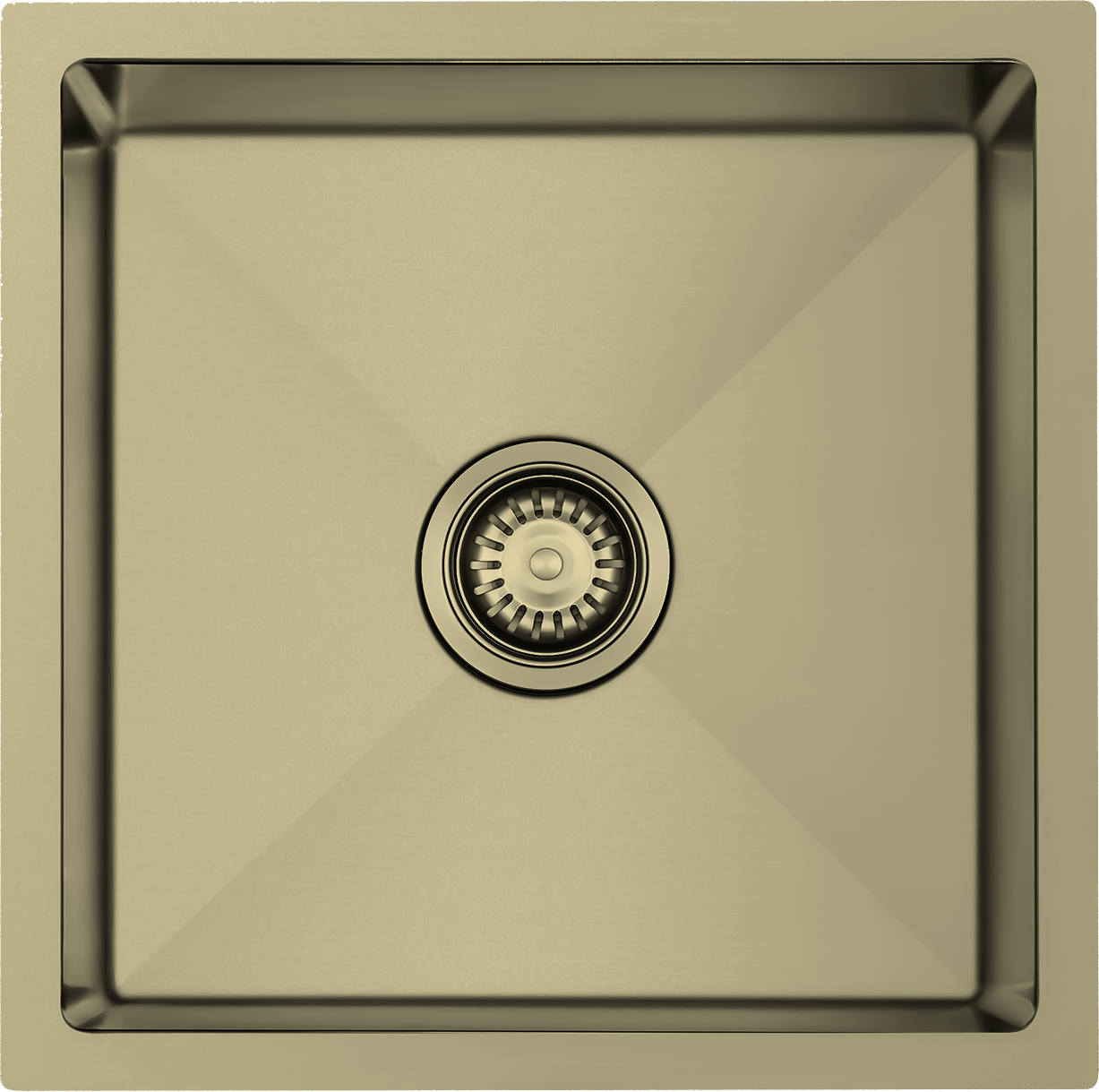 BUK Single Bowl Sink Brushed Gold JKR40-BG