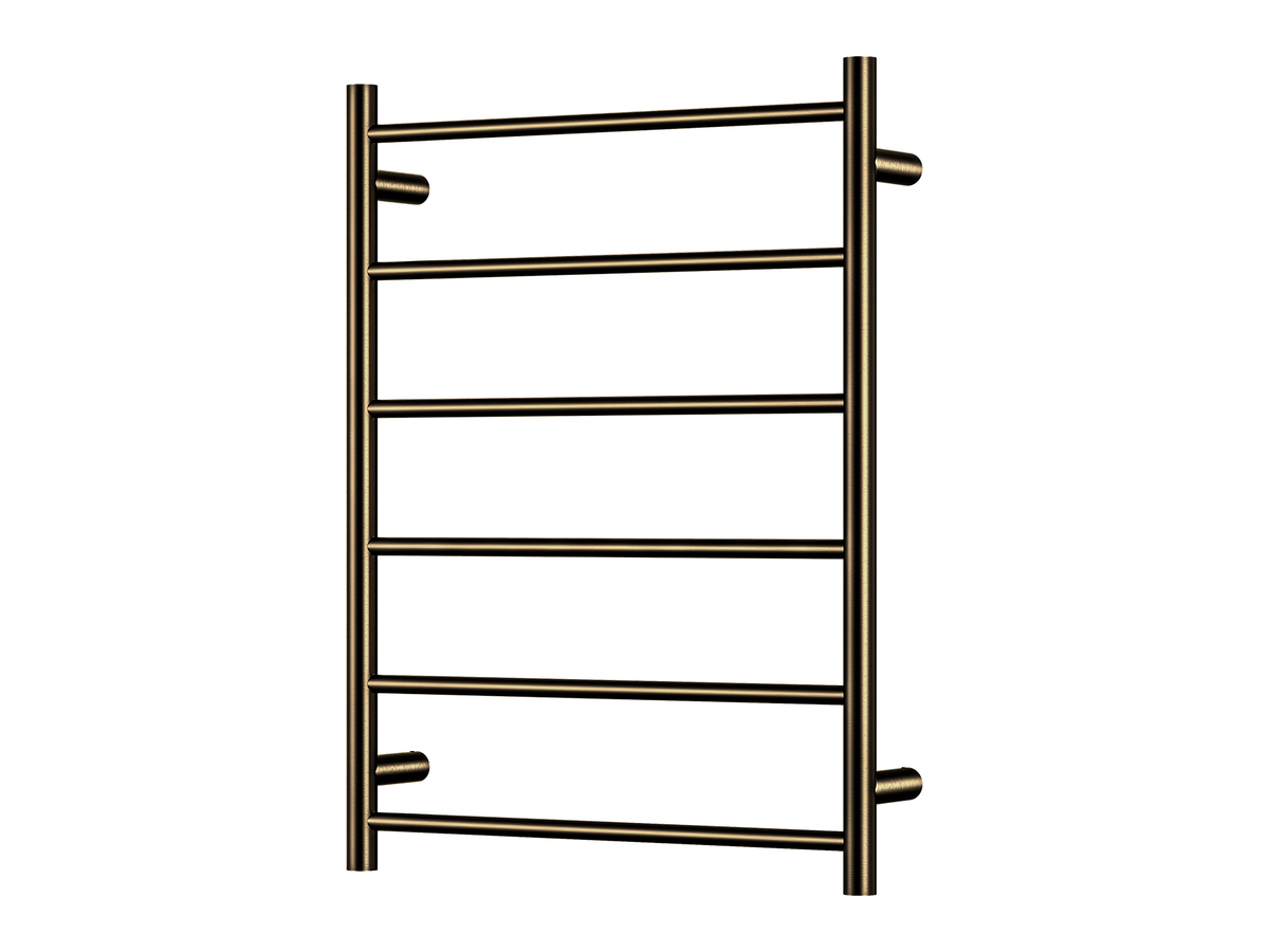 Lushh 600 x 800mm 6 Bar Round Heated Towel Ladder LS-LHTR-68