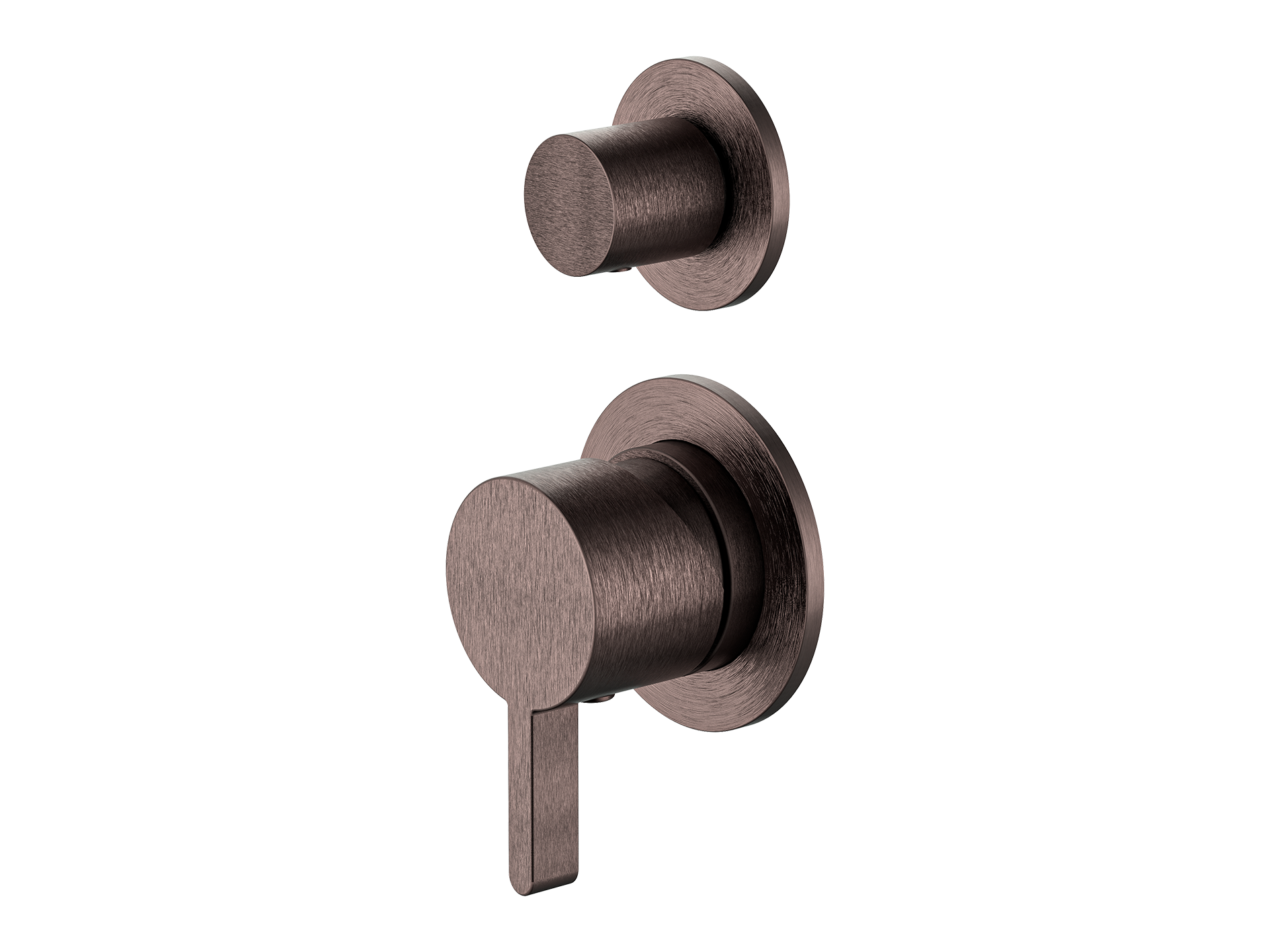 Lotus Wall Diverter Shower/Bath Mixer Separate Plates LS-LO-304