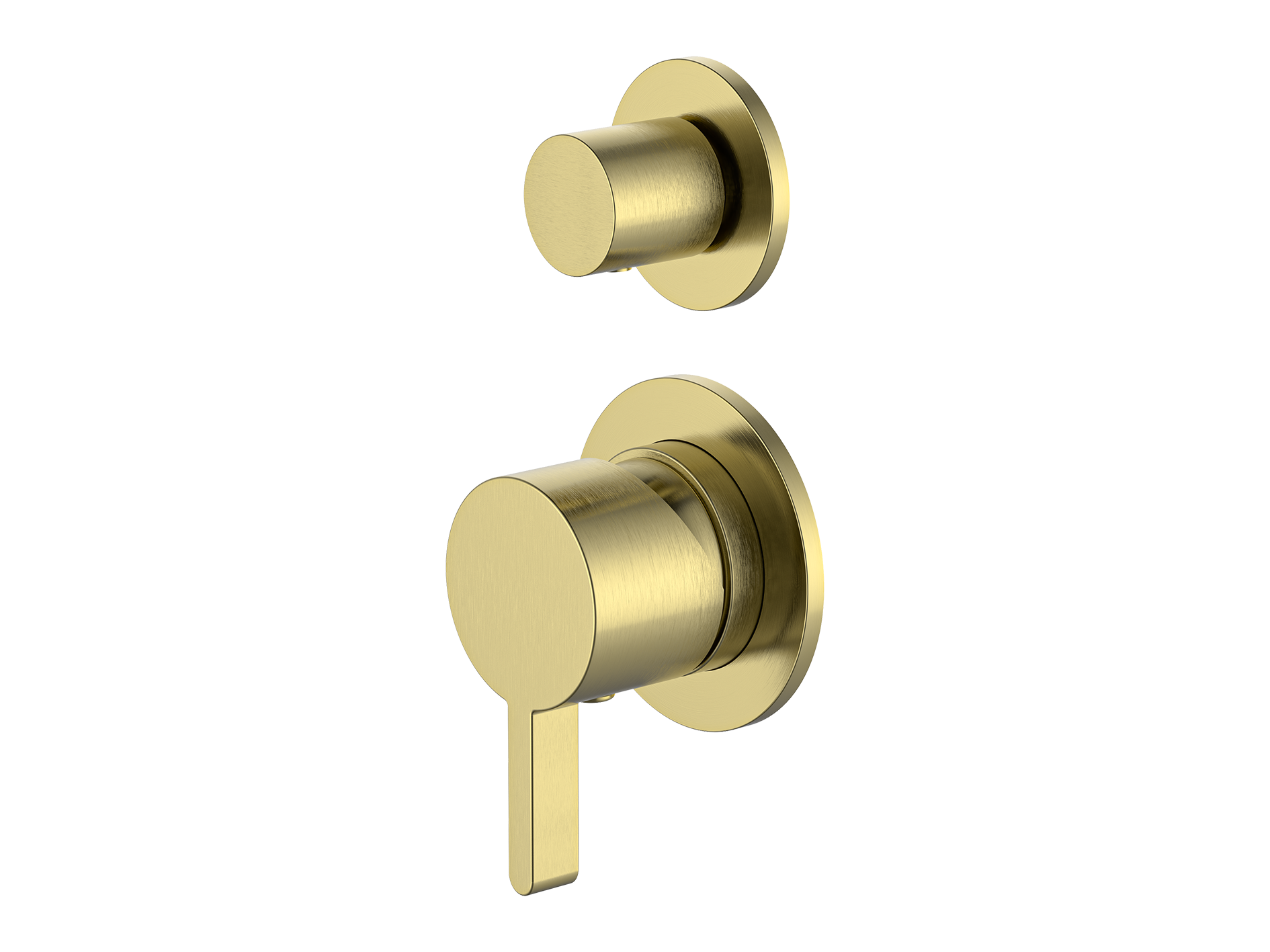 Lotus Wall Diverter Shower/Bath Mixer Separate Plates LS-LO-304