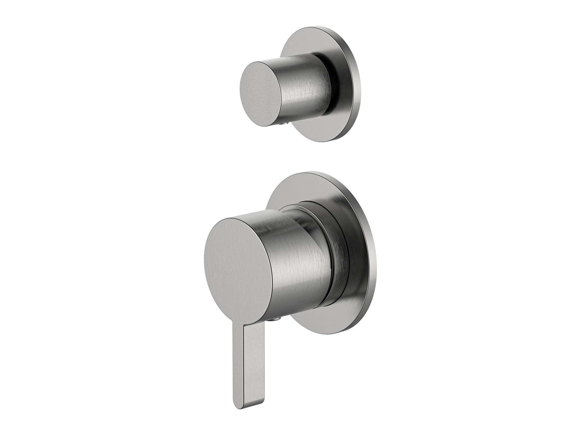 Lotus Wall Diverter Shower/Bath Mixer Separate Plates LS-LO-304