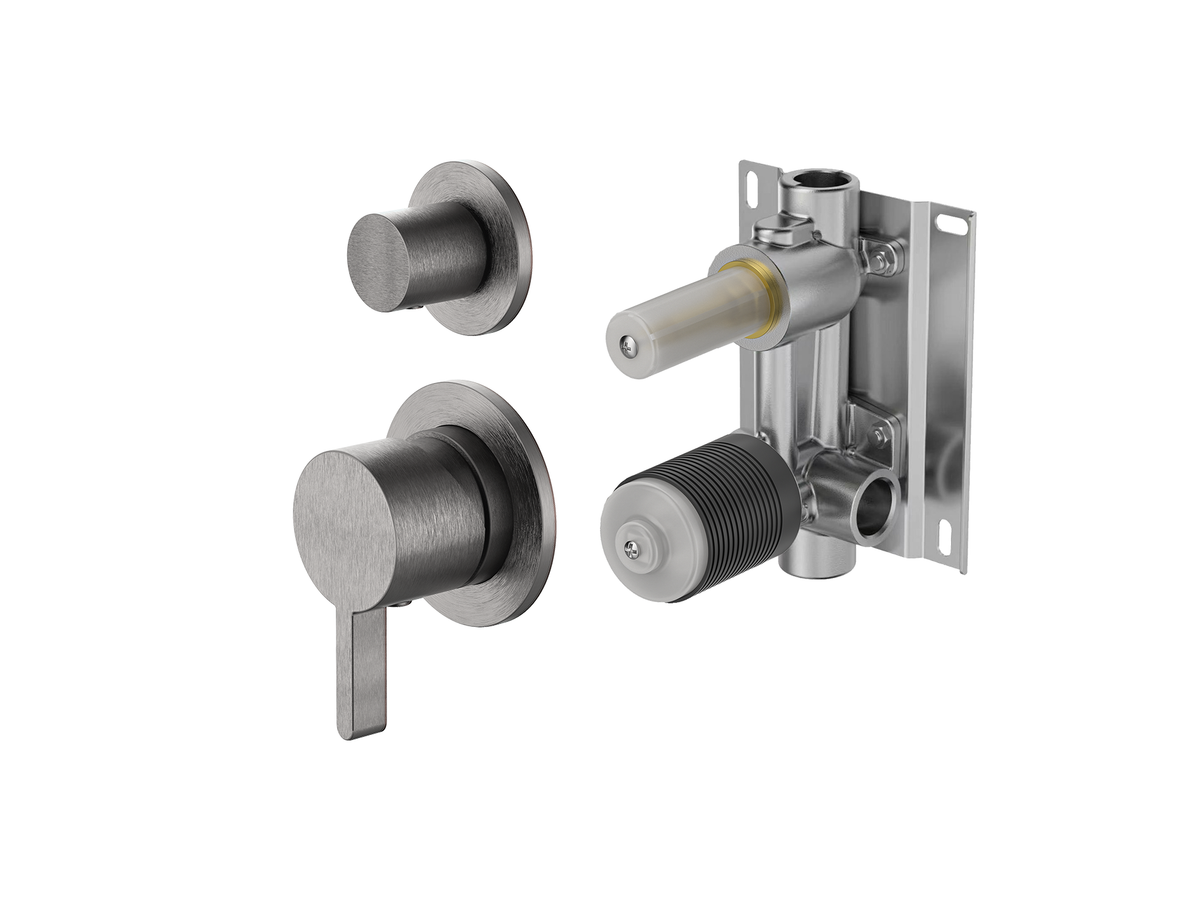 Lotus Horizontal Wall Diverter Shower/Bath Mixer Separate Plates LS-LO-304 / 306