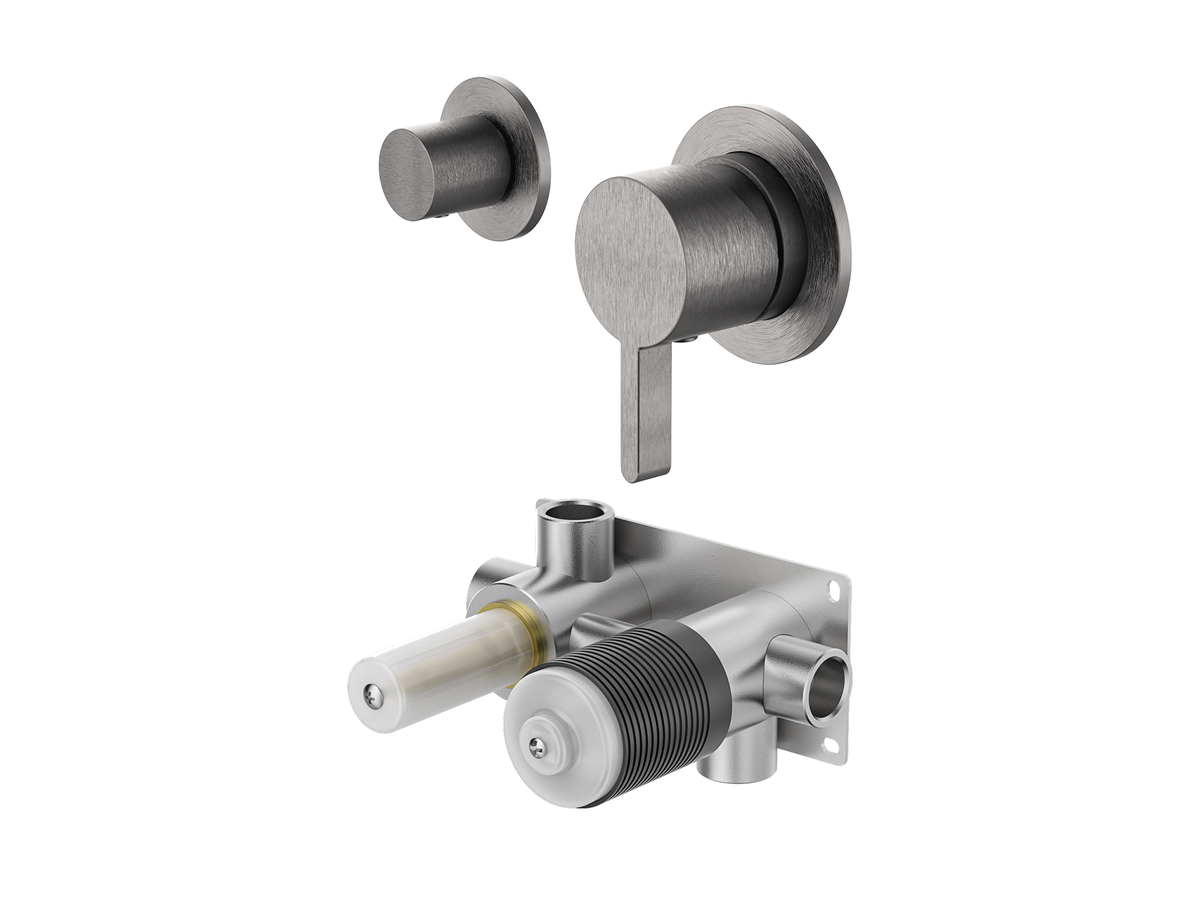 Lotus Horizontal Wall Diverter Shower/Bath Mixer Separate Plates LS-LO-304 / 306