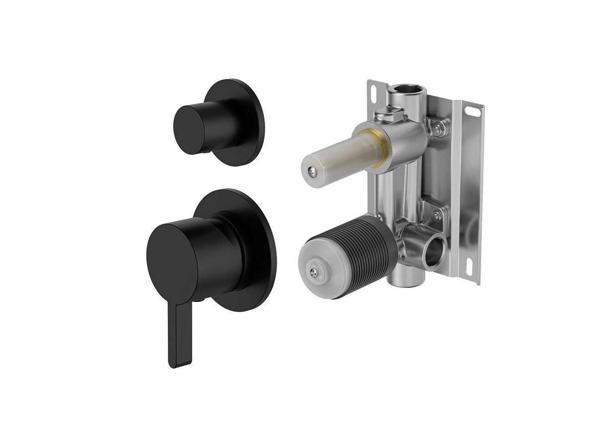 Lotus Horizontal Wall Diverter Shower/Bath Mixer Separate Plates LS-LO-304 / 306