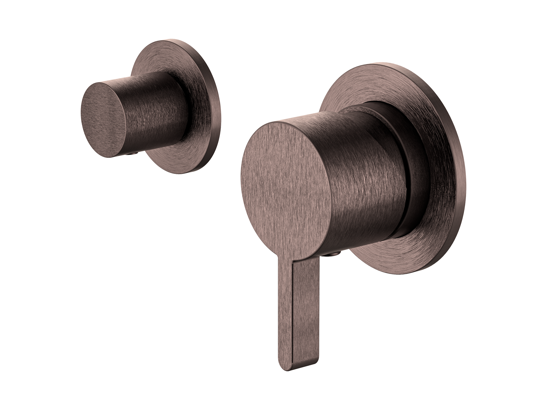 Lotus Horizontal Wall Diverter Shower/Bath Mixer Separate Plates LS-LO-306