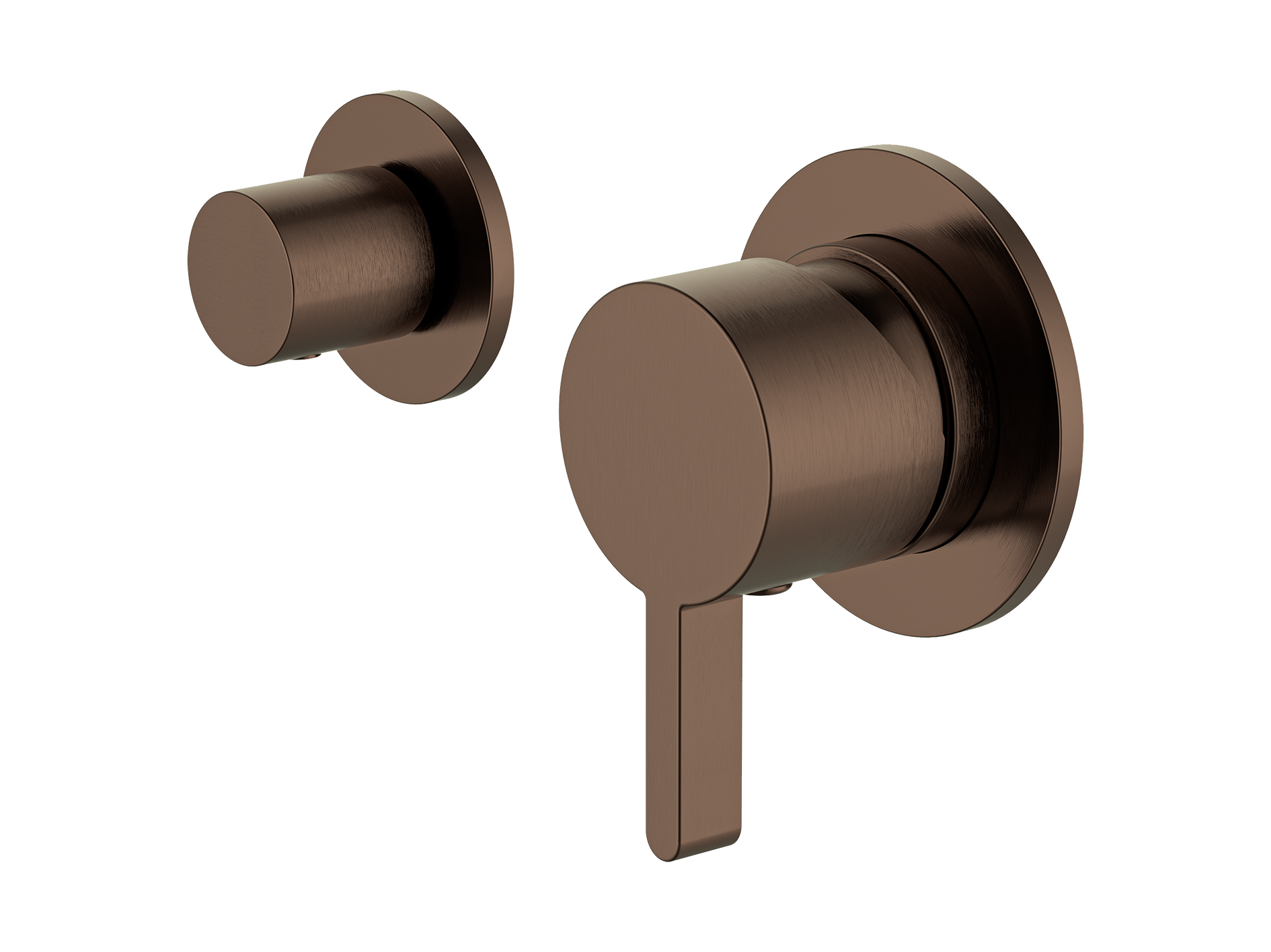 Lotus Horizontal Wall Diverter Shower/Bath Mixer Separate Plates LS-LO-306
