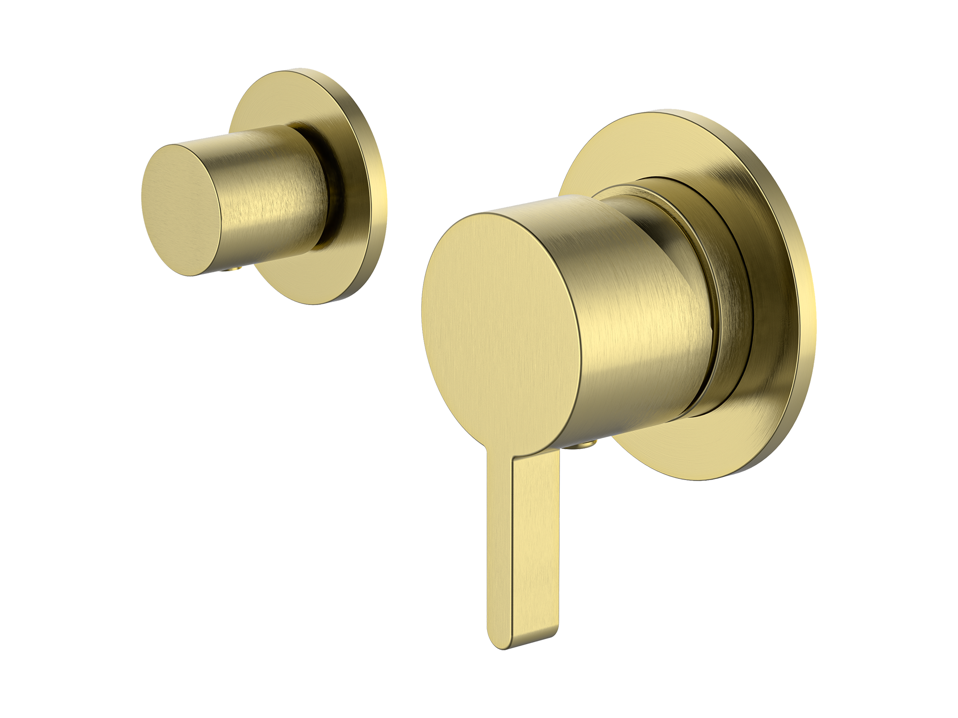 Lotus Horizontal Wall Diverter Shower/Bath Mixer Separate Plates LS-LO-306