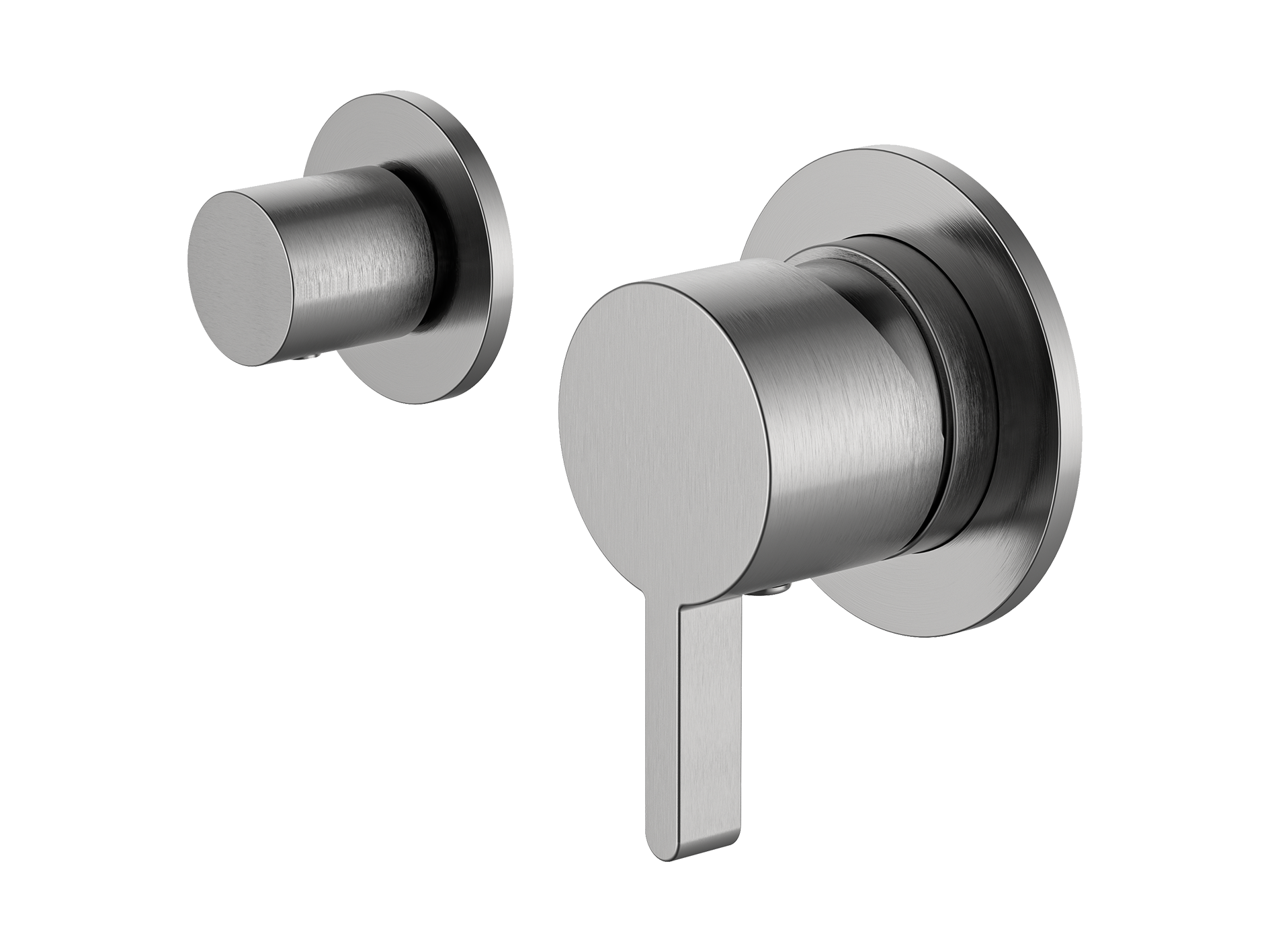 Lotus Horizontal Wall Diverter Shower/Bath Mixer Separate Plates LS-LO-306