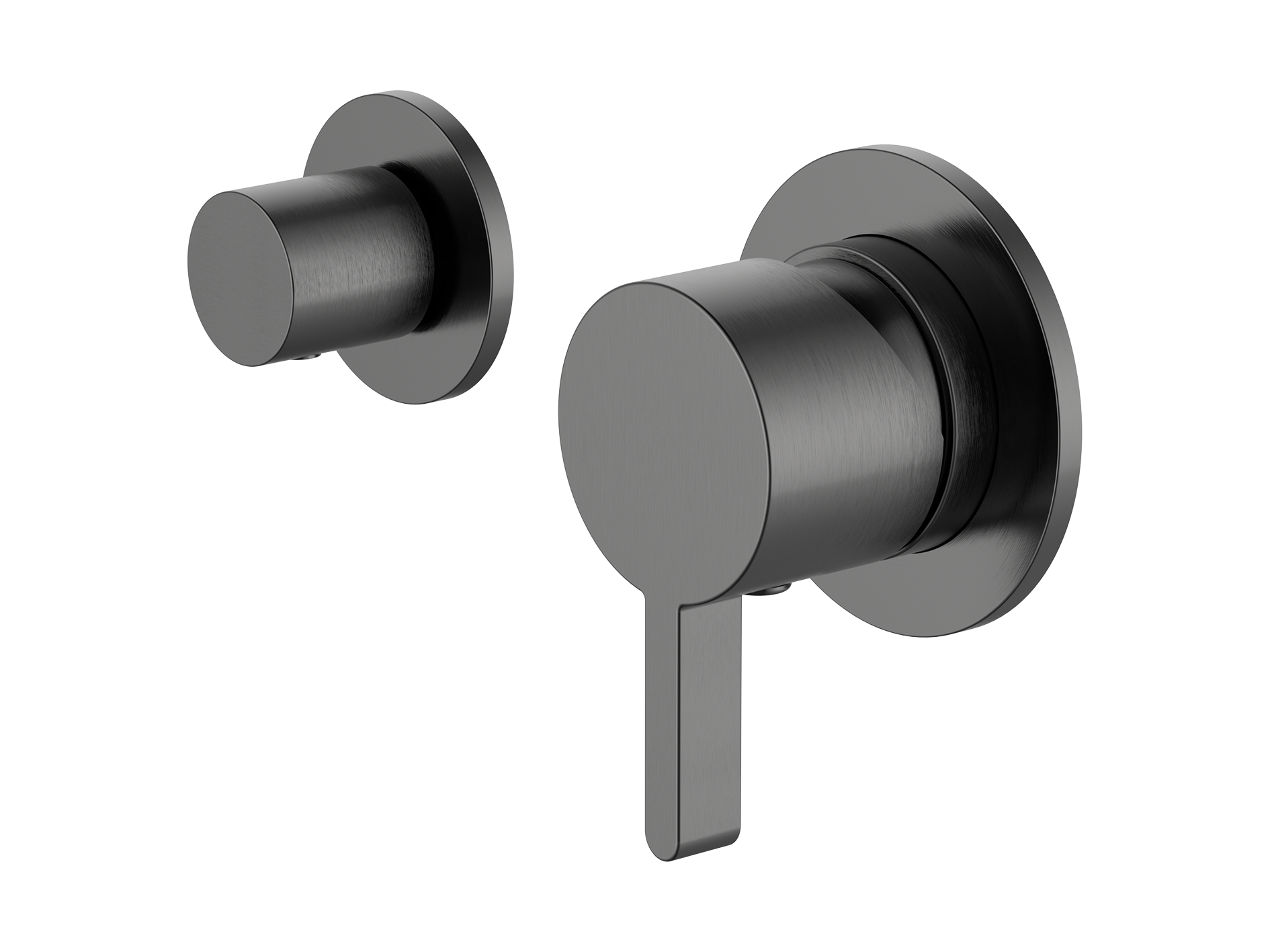 Lotus Horizontal Wall Diverter Shower/Bath Mixer Separate Plates LS-LO-306