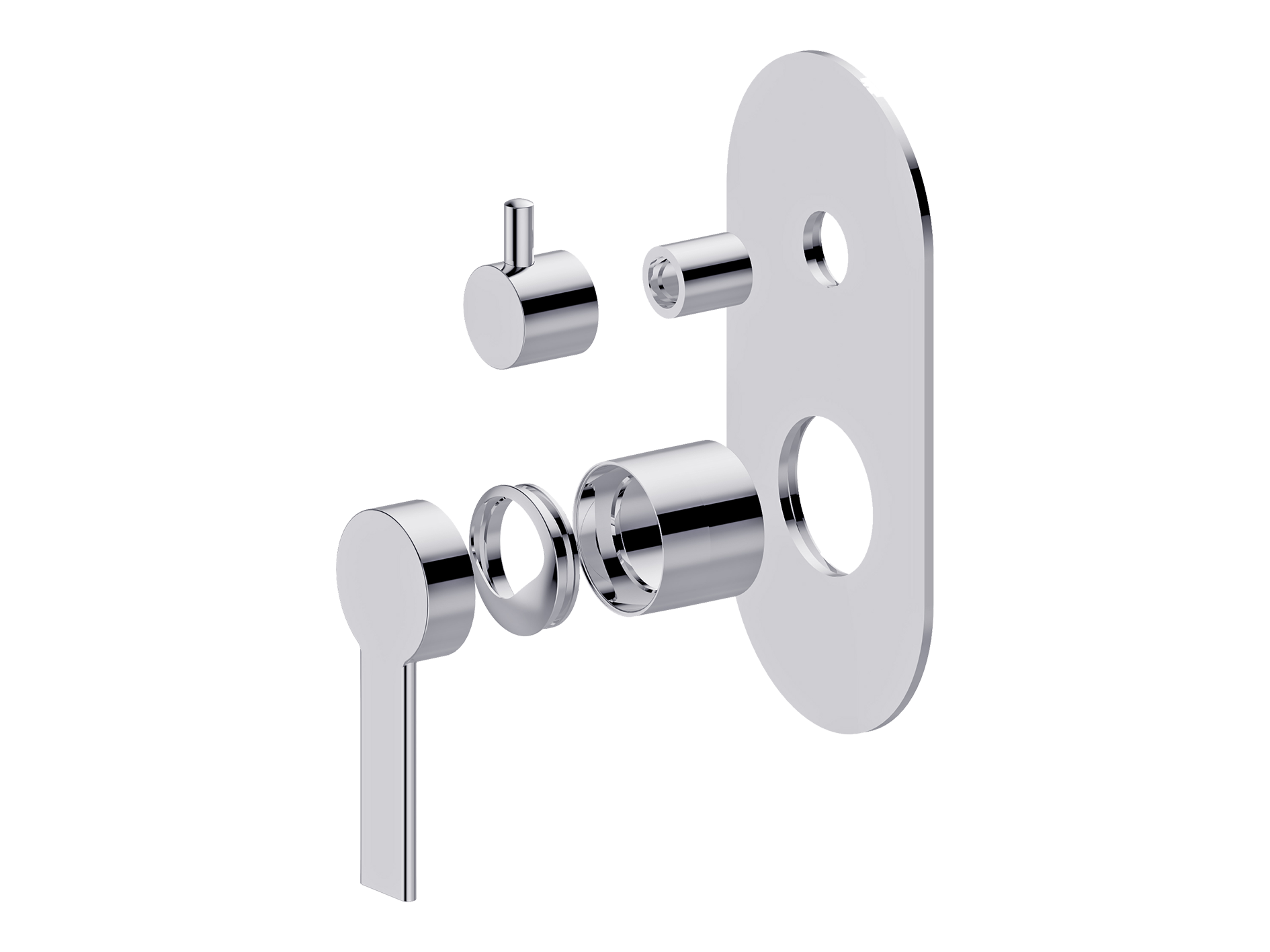 Lushh Lilly Pilly Wall Diverter Shower/Bath Mixer LS-LP-304